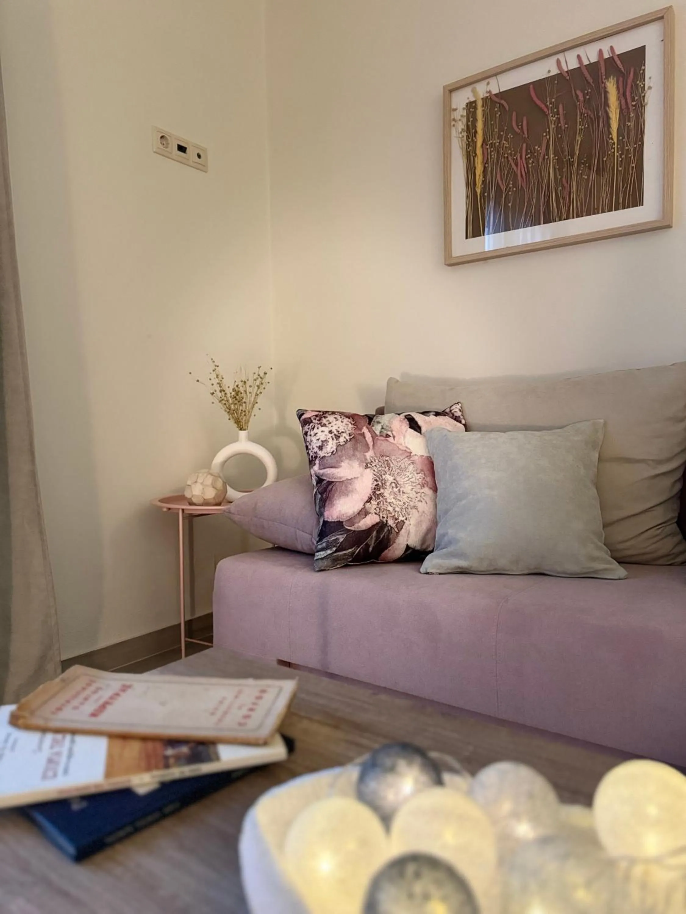 Living room in Apidalos Apartments