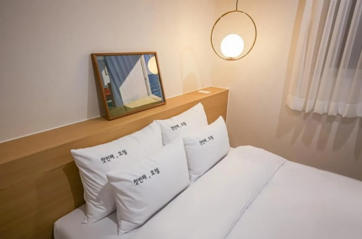 Bed in The First Boutique Hotel