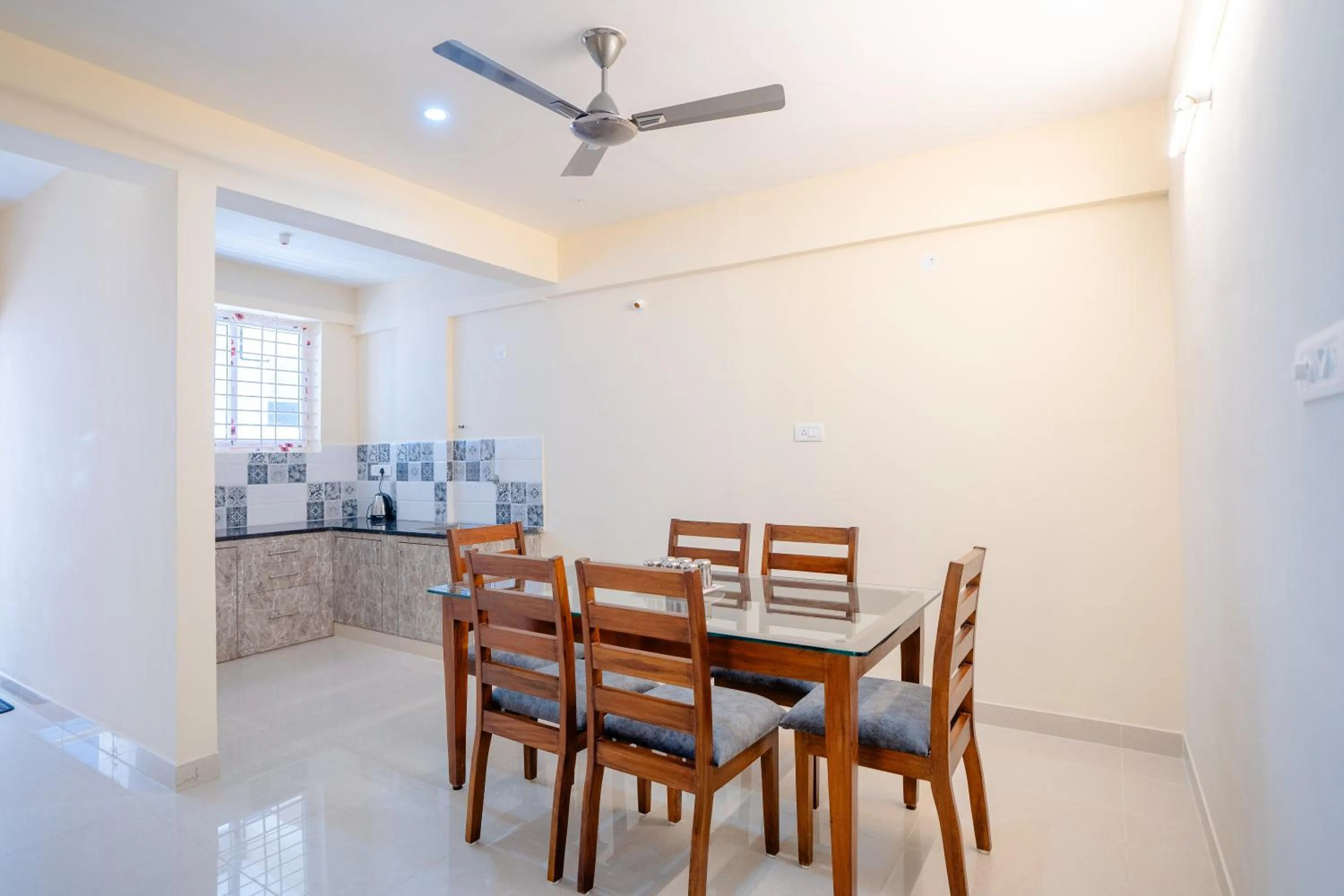 Dining area in Elegance Serviced Apartment