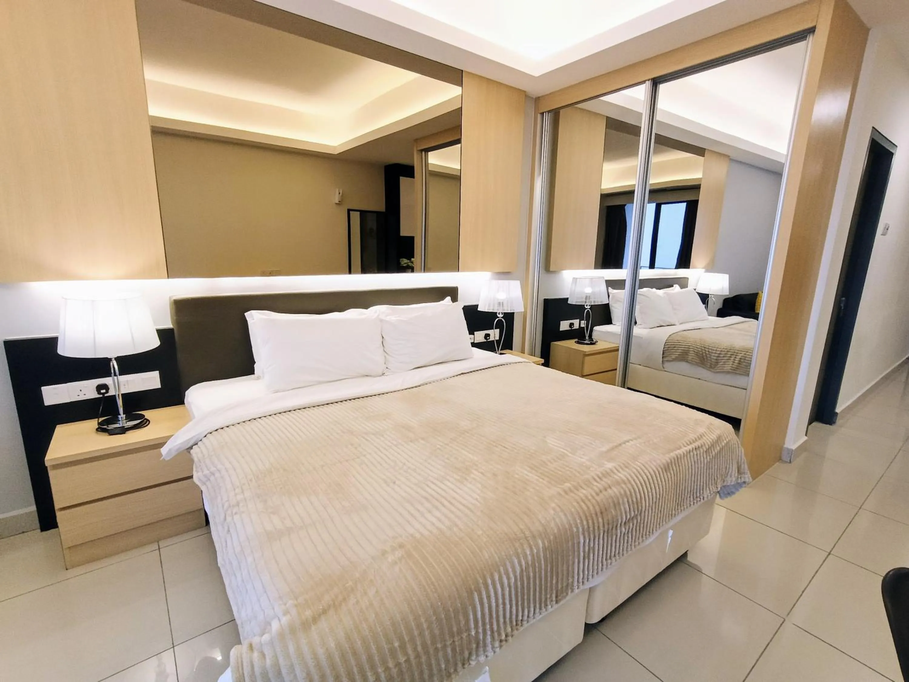 Bed in Emerald Homes Cozy Homestay at Ion Delemen Genting Highlands