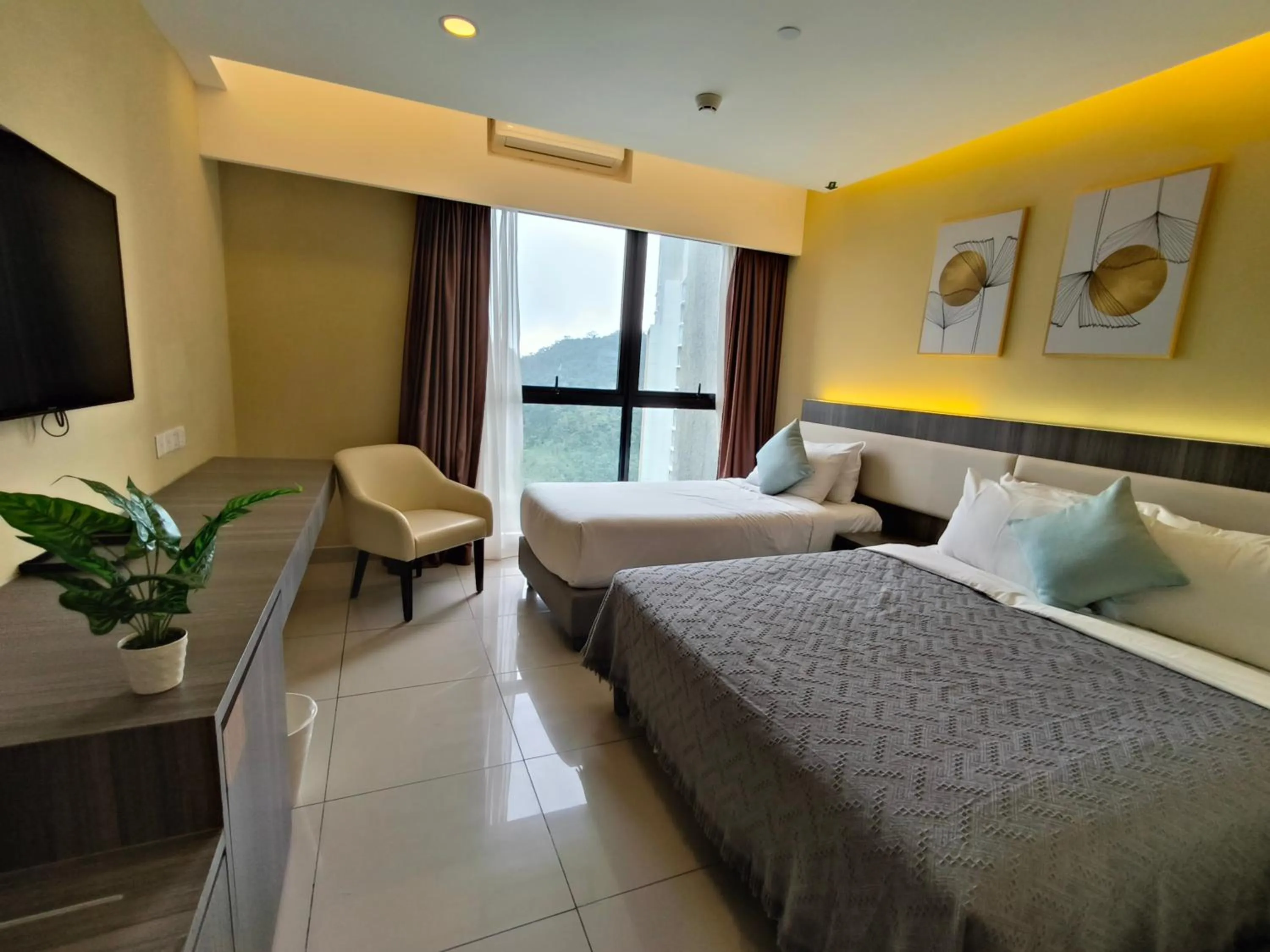 Bed in Emerald Homes Cozy Homestay at Ion Delemen Genting Highlands