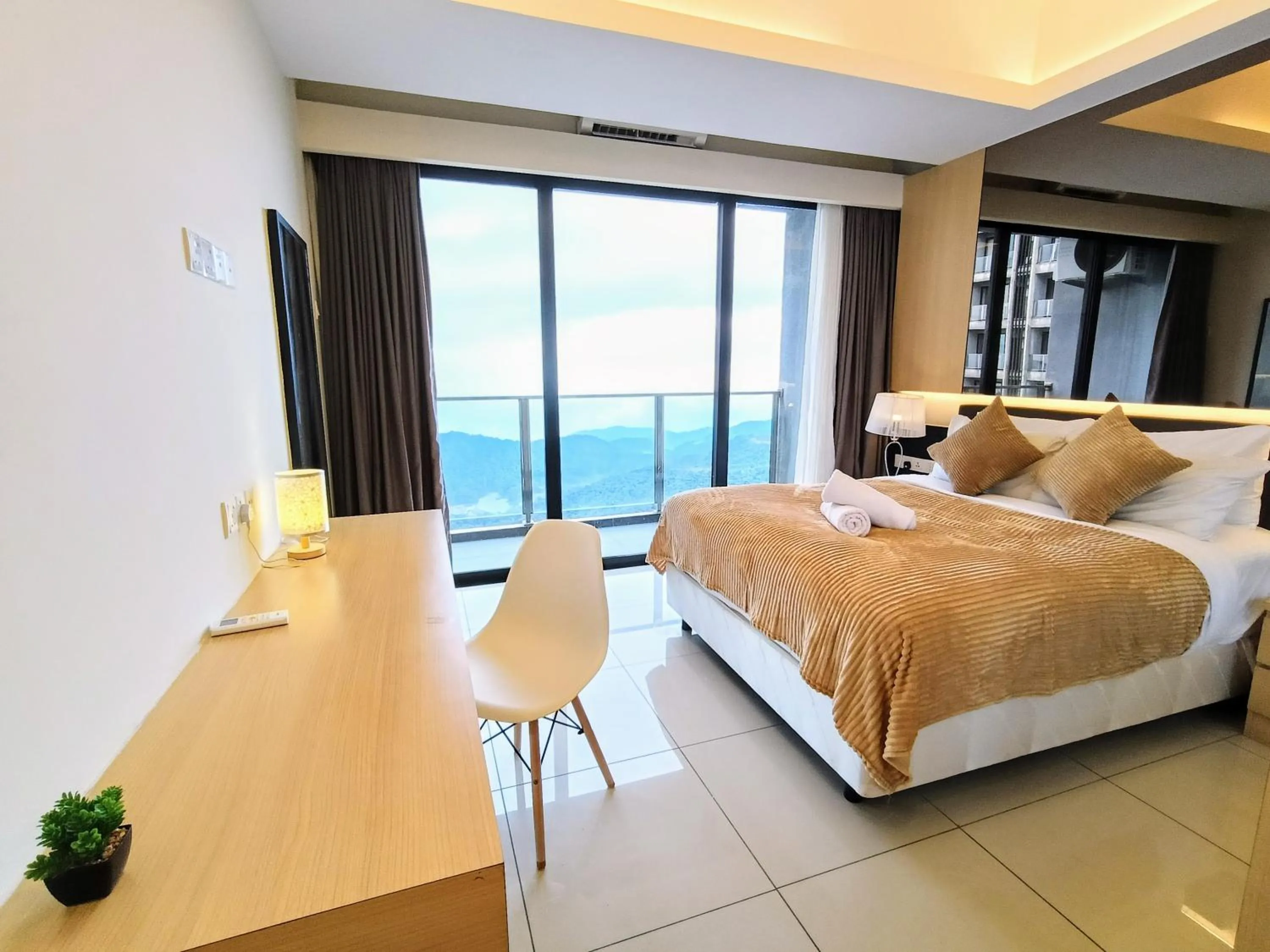 Bed in Emerald Homes Cozy Homestay at Ion Delemen Genting Highlands