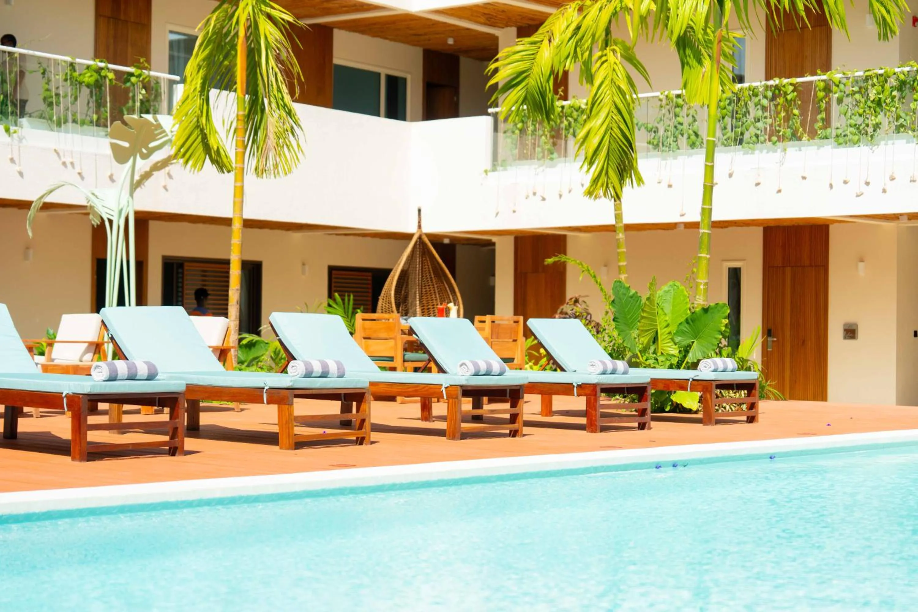 Pool view in Samawa Living