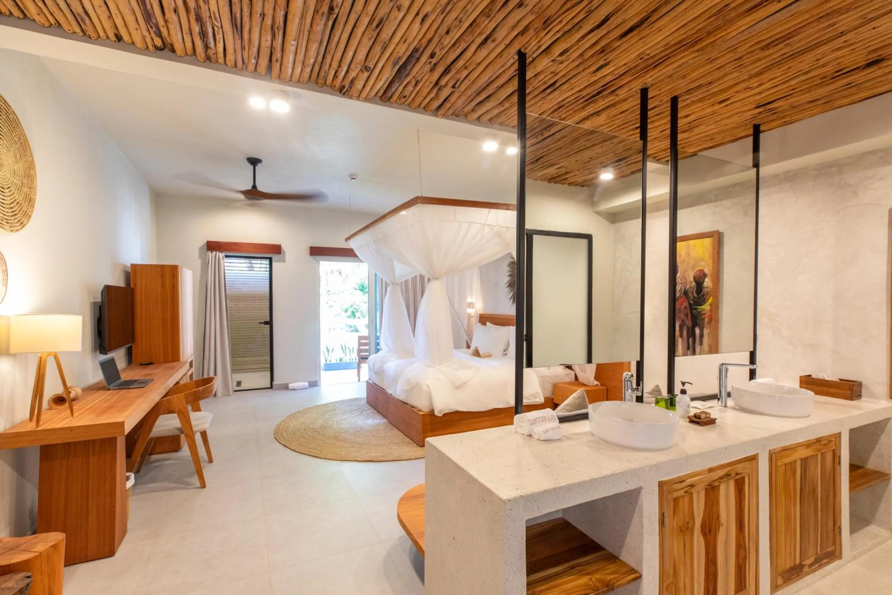 Bedroom, Bed in Samawa Living