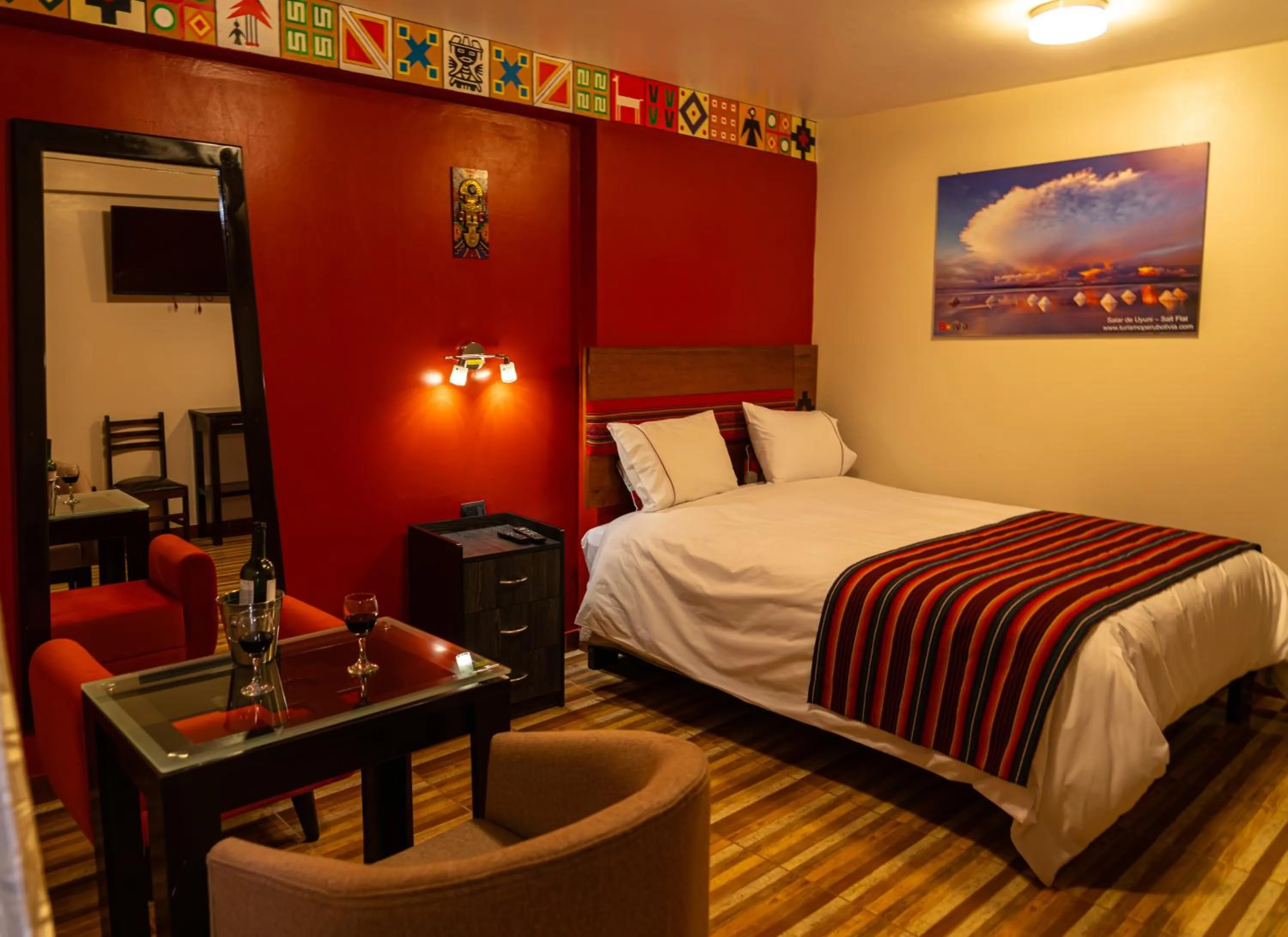 Photo of the whole room, Bed in Hotel Tierra Inka Sacred Valley