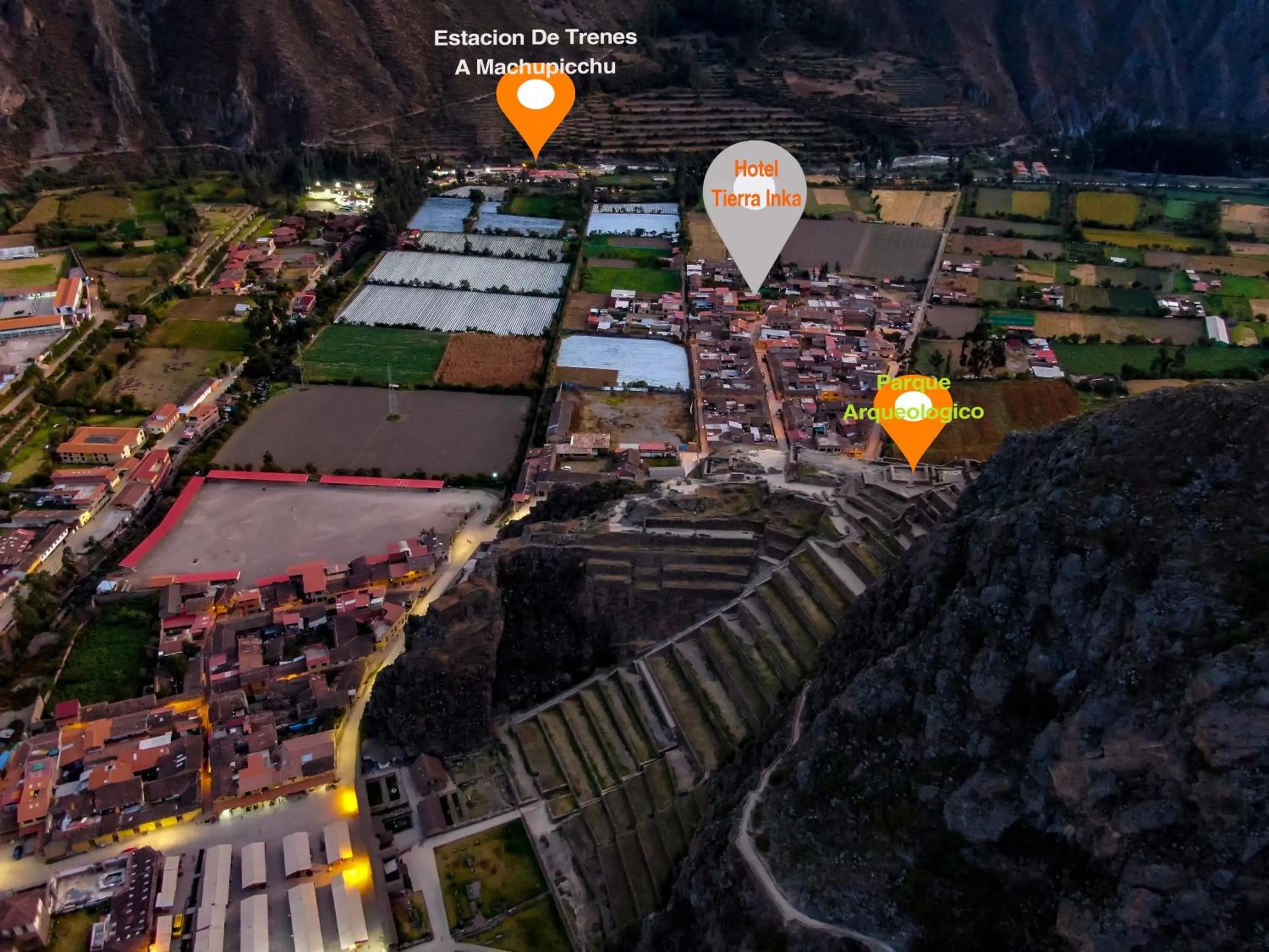 Bird's eye view in Hotel Tierra Inka Sacred Valley
