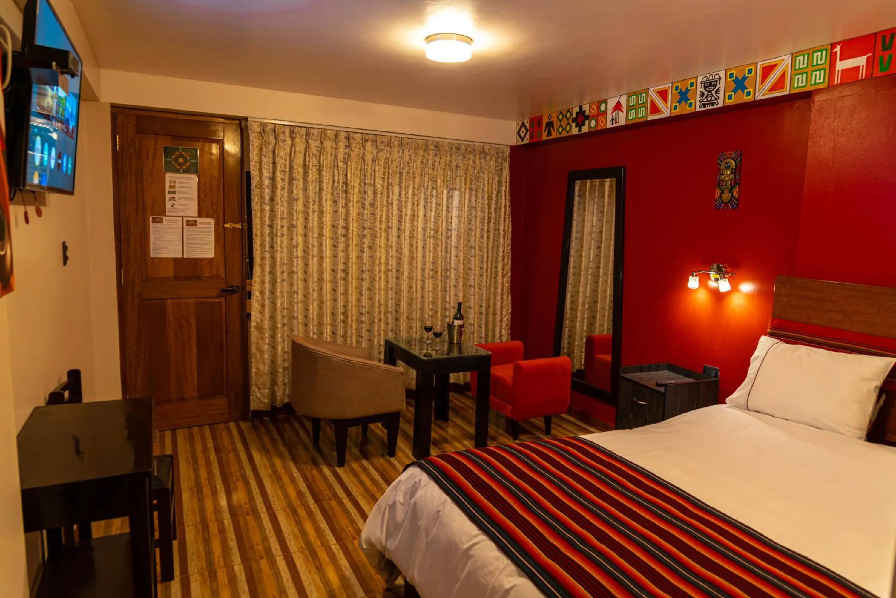 Bed in Hotel Tierra Inka Sacred Valley