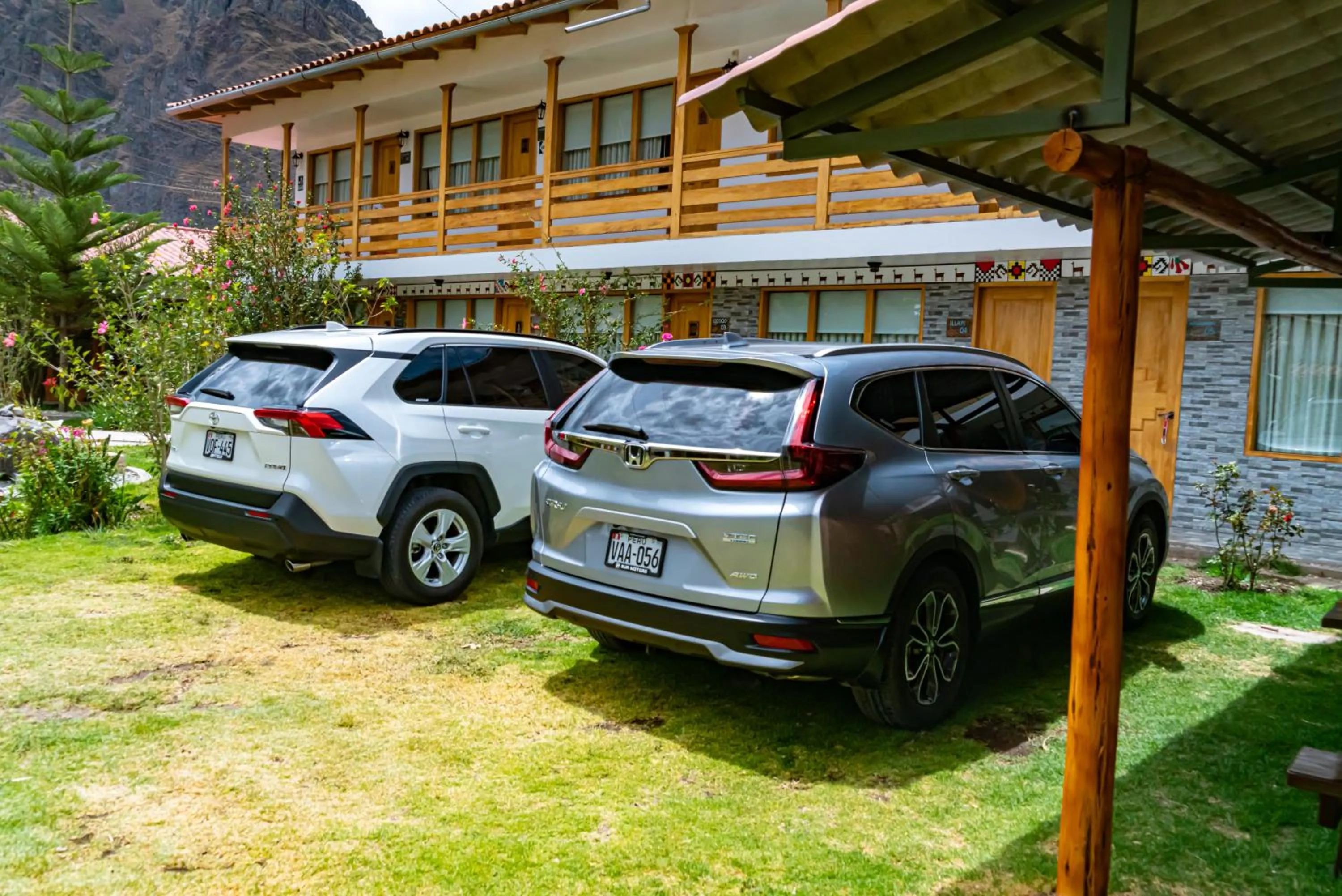 Parking in Hotel Tierra Inka Sacred Valley