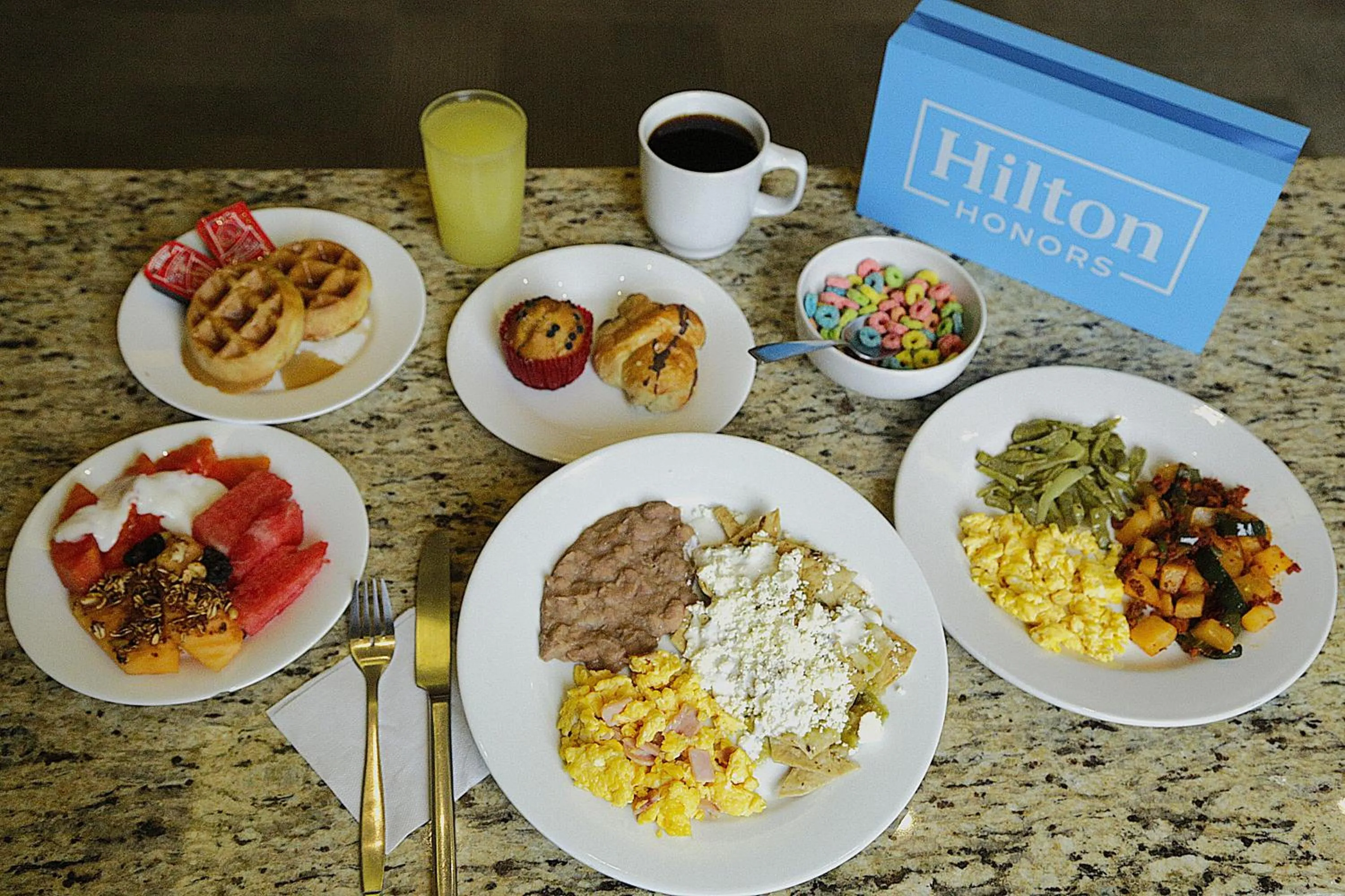 Breakfast in Hampton Inn by Hilton Silao-Aeropuerto, Mexico