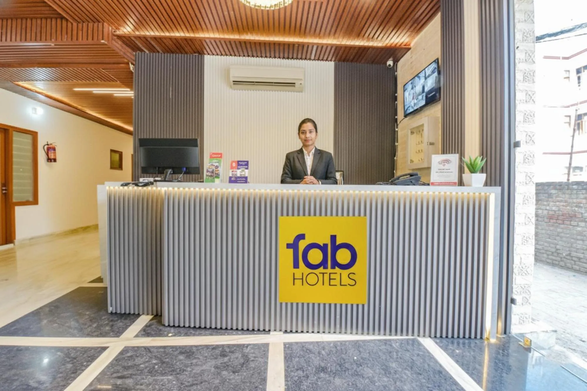 Lobby or reception in FabHotel Prince 24