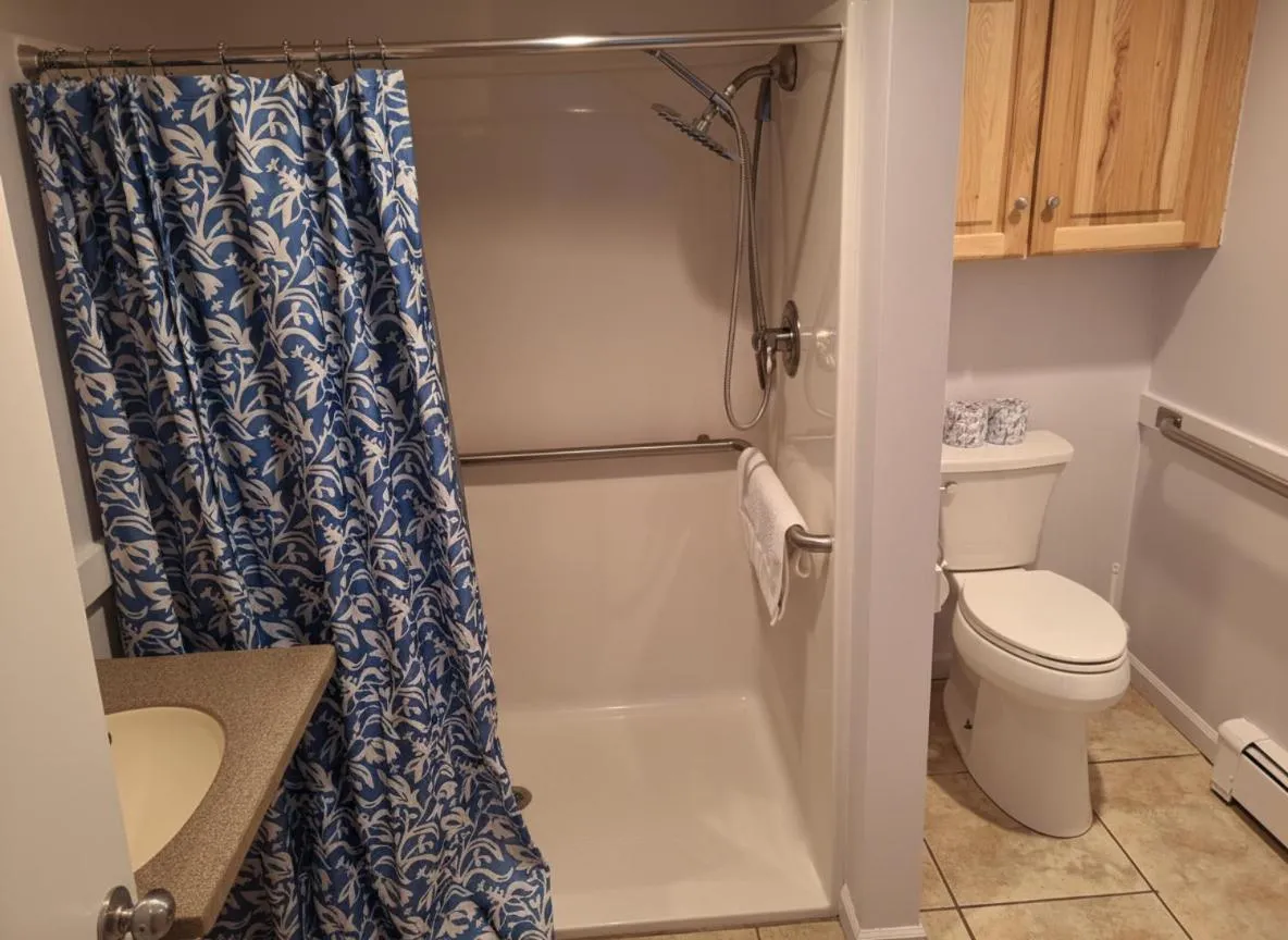 Shower in Pointes North Beachfront Hotel - 2 Person Spa Tub Studios