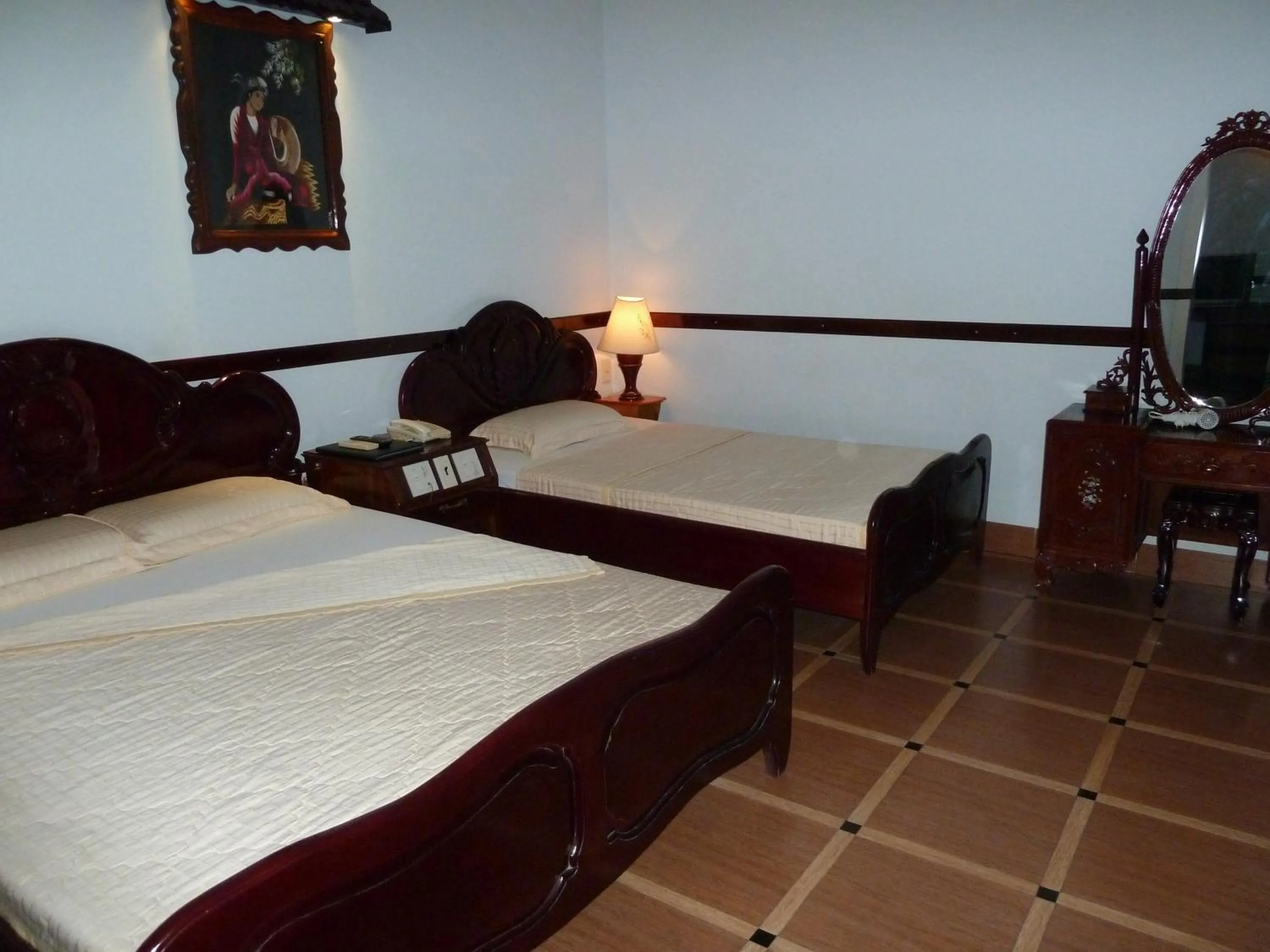 Bed in Ca Ty Hotel