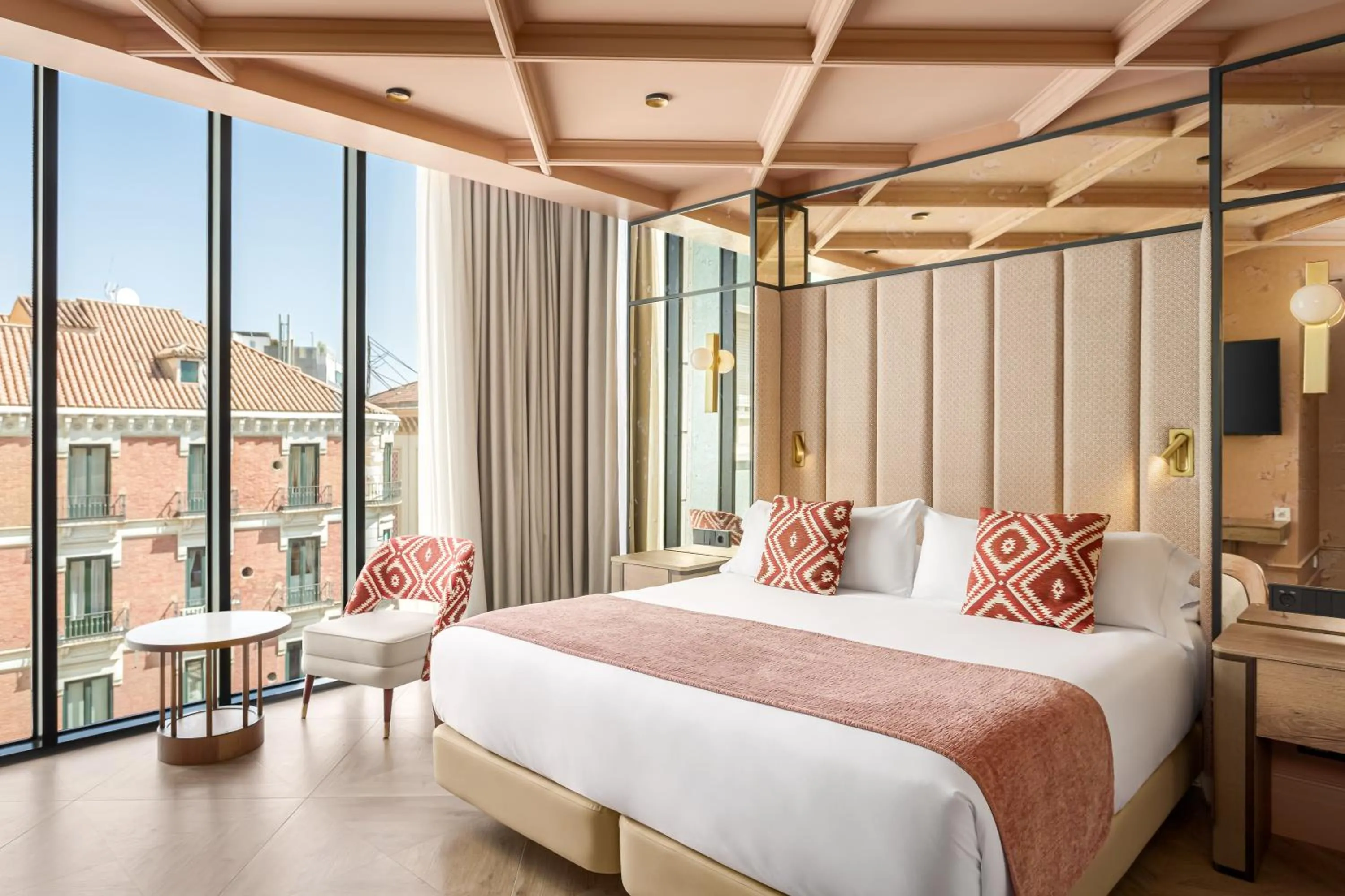 Bedroom, Bed in Room Mate Leo, Granada