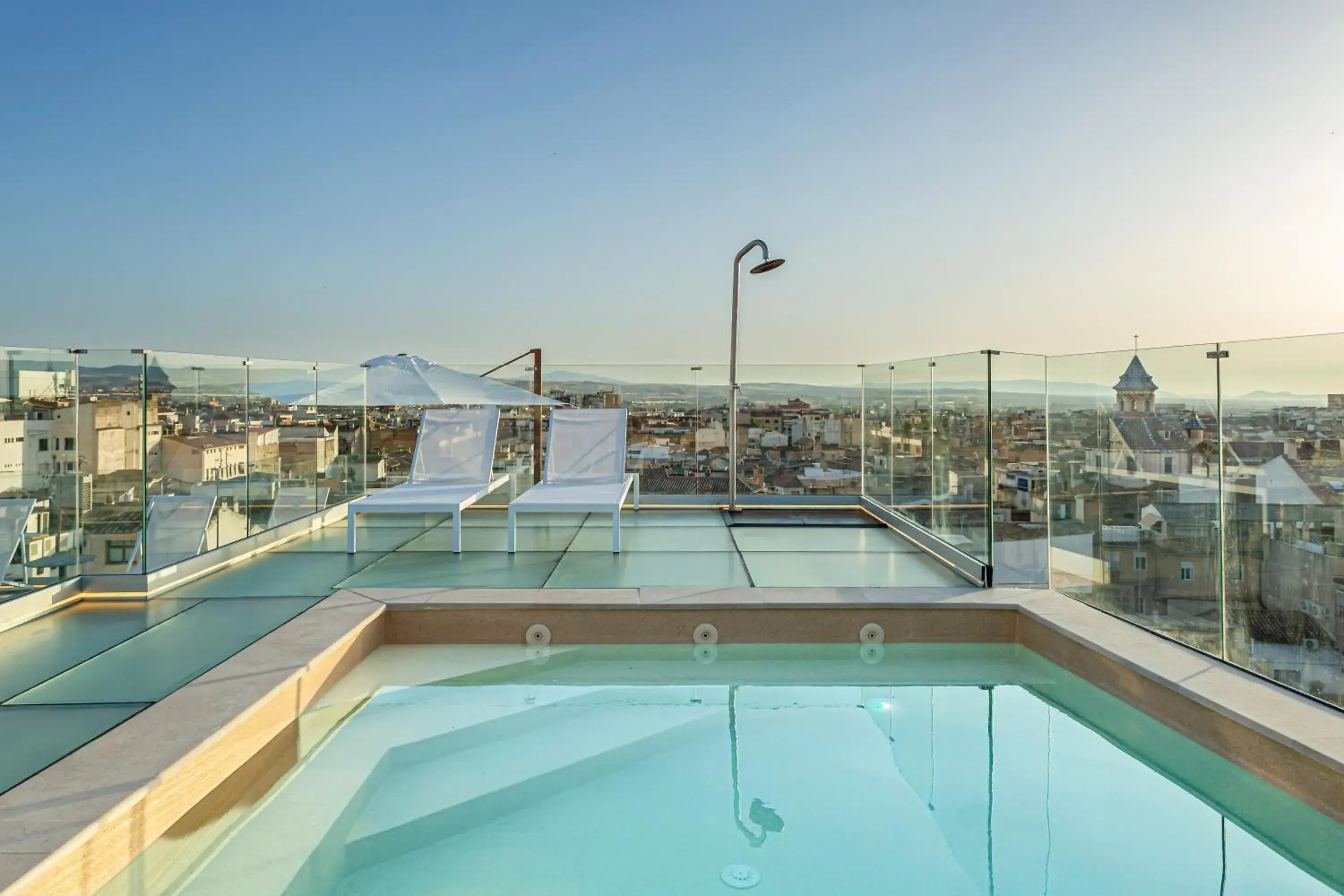 Swimming pool in Room Mate Leo, Granada Swimming pool in Room Mate Leo, Granada