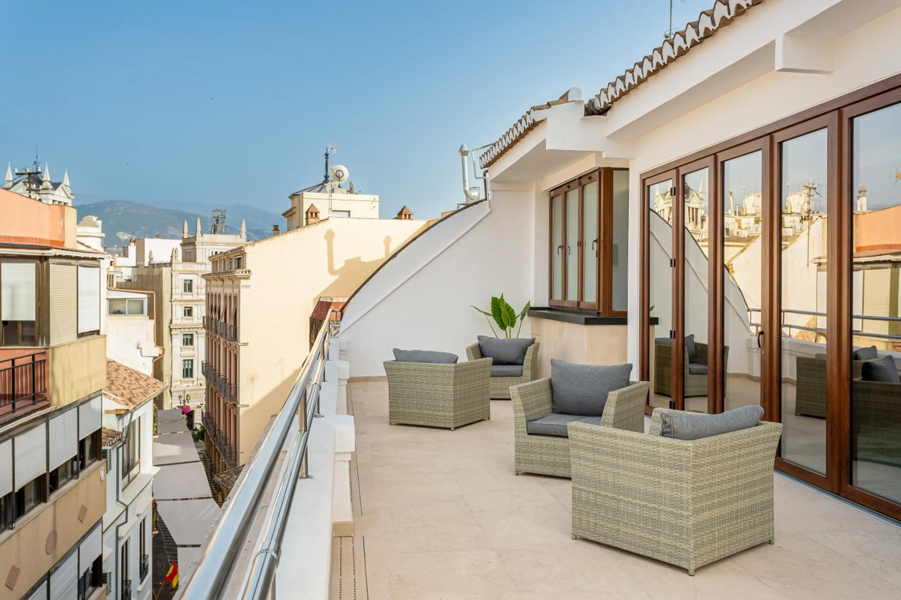 Balcony/Terrace in Room Mate Leo, Granada