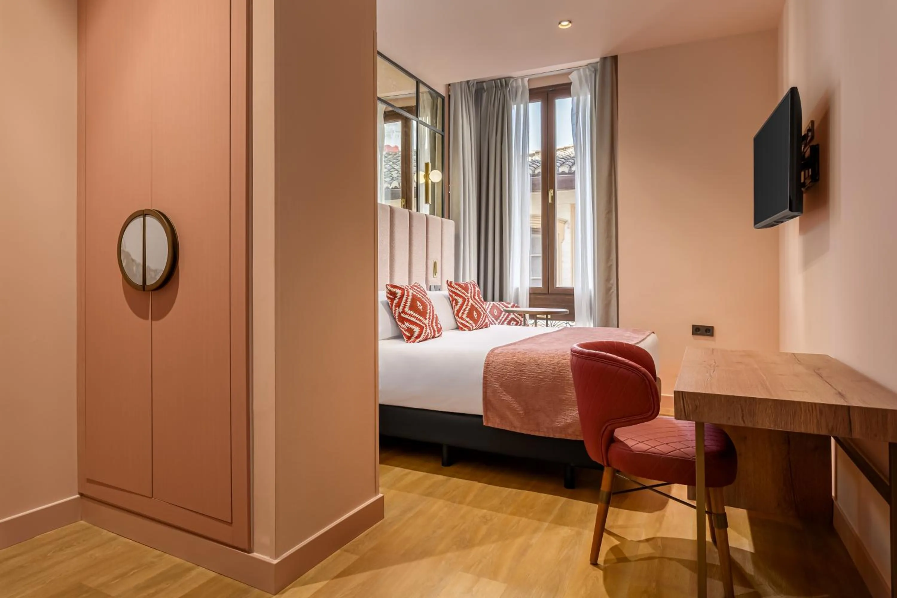 Bedroom, Bed in Room Mate Leo, Granada