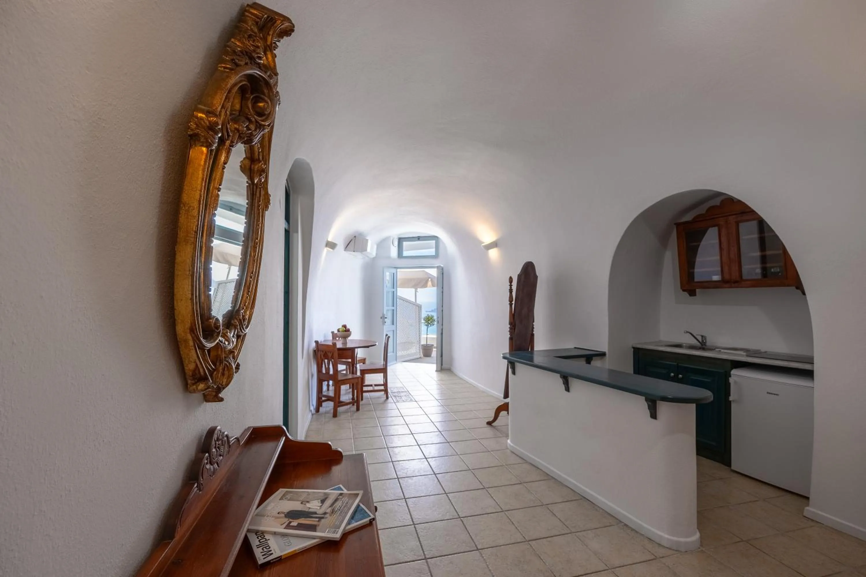 Kitchen or kitchenette in Nevma Suites