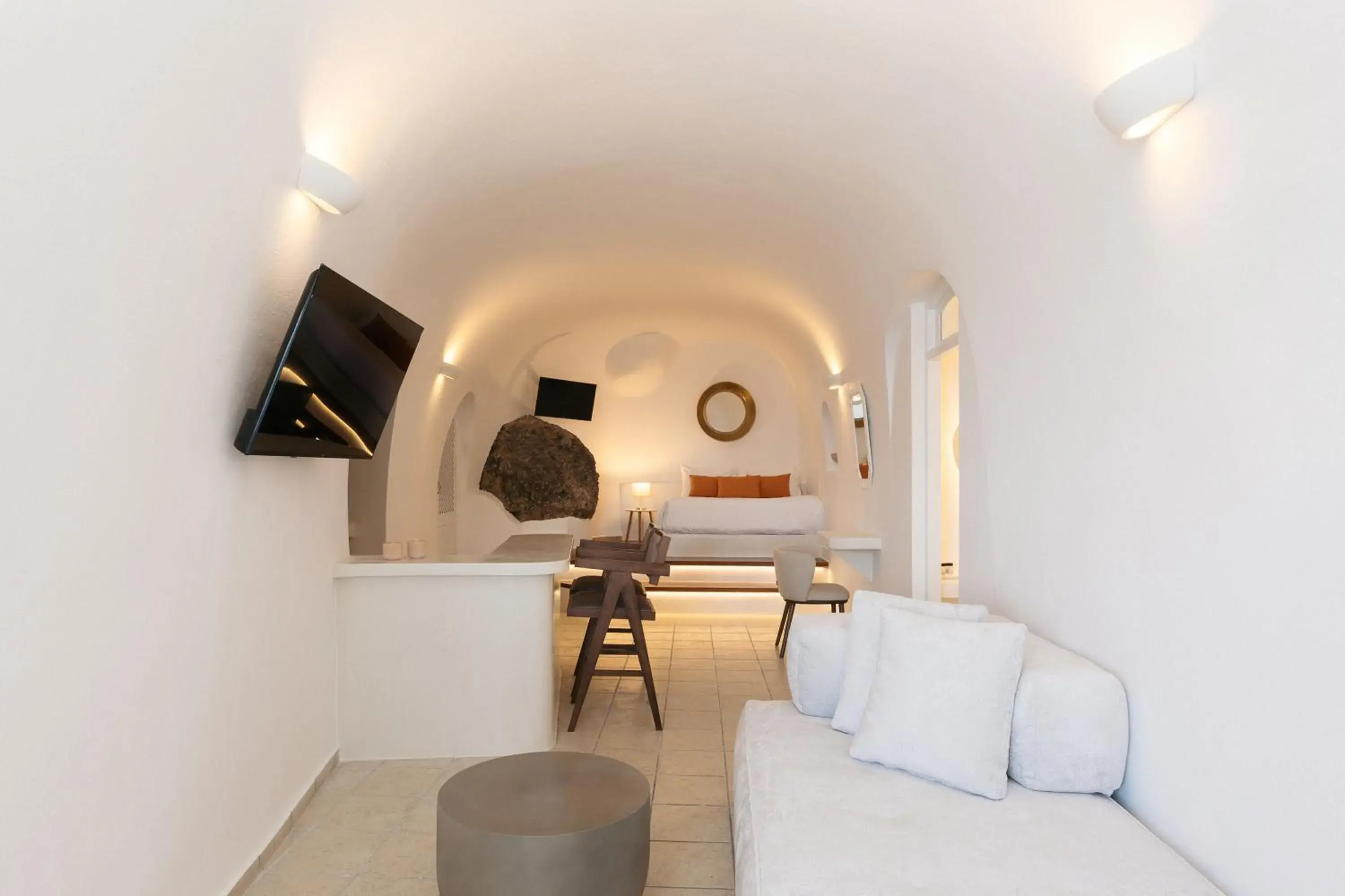 Bed in Nevma Suites Bed in Nevma Suites