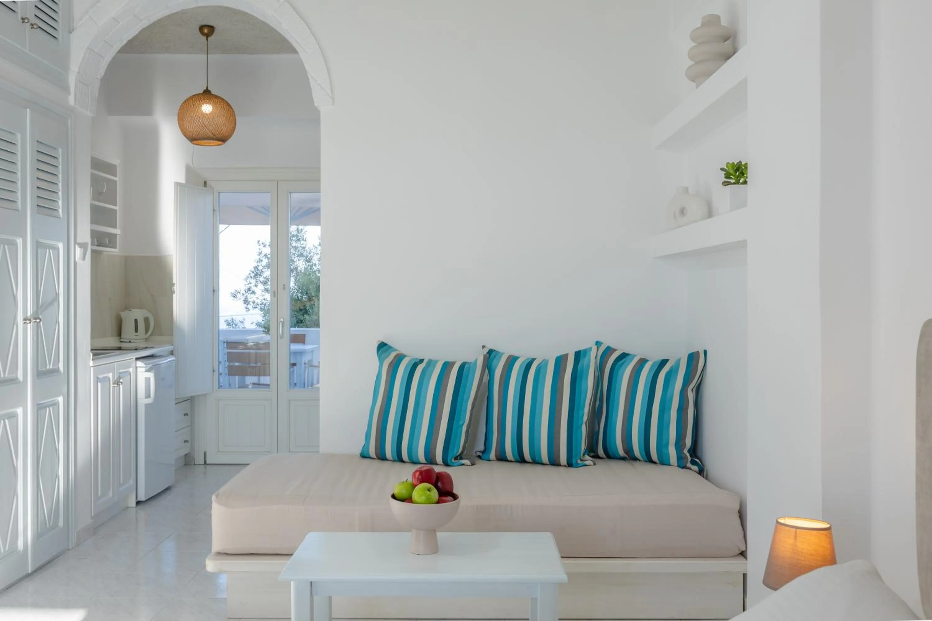 Kitchen or kitchenette in Nevma Suites