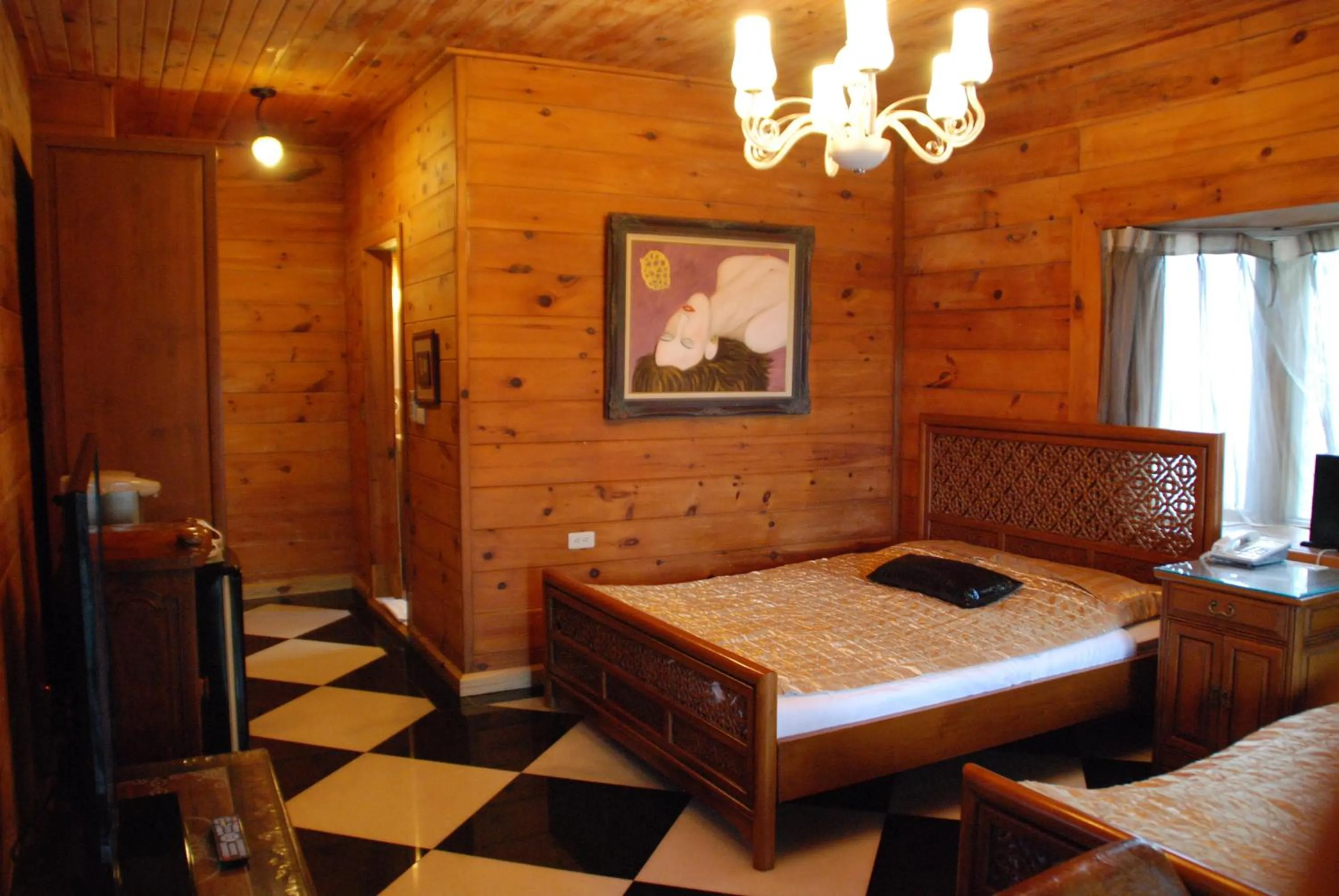 Photo of the whole room, Bed in Sun Moon Lake Full House Resort