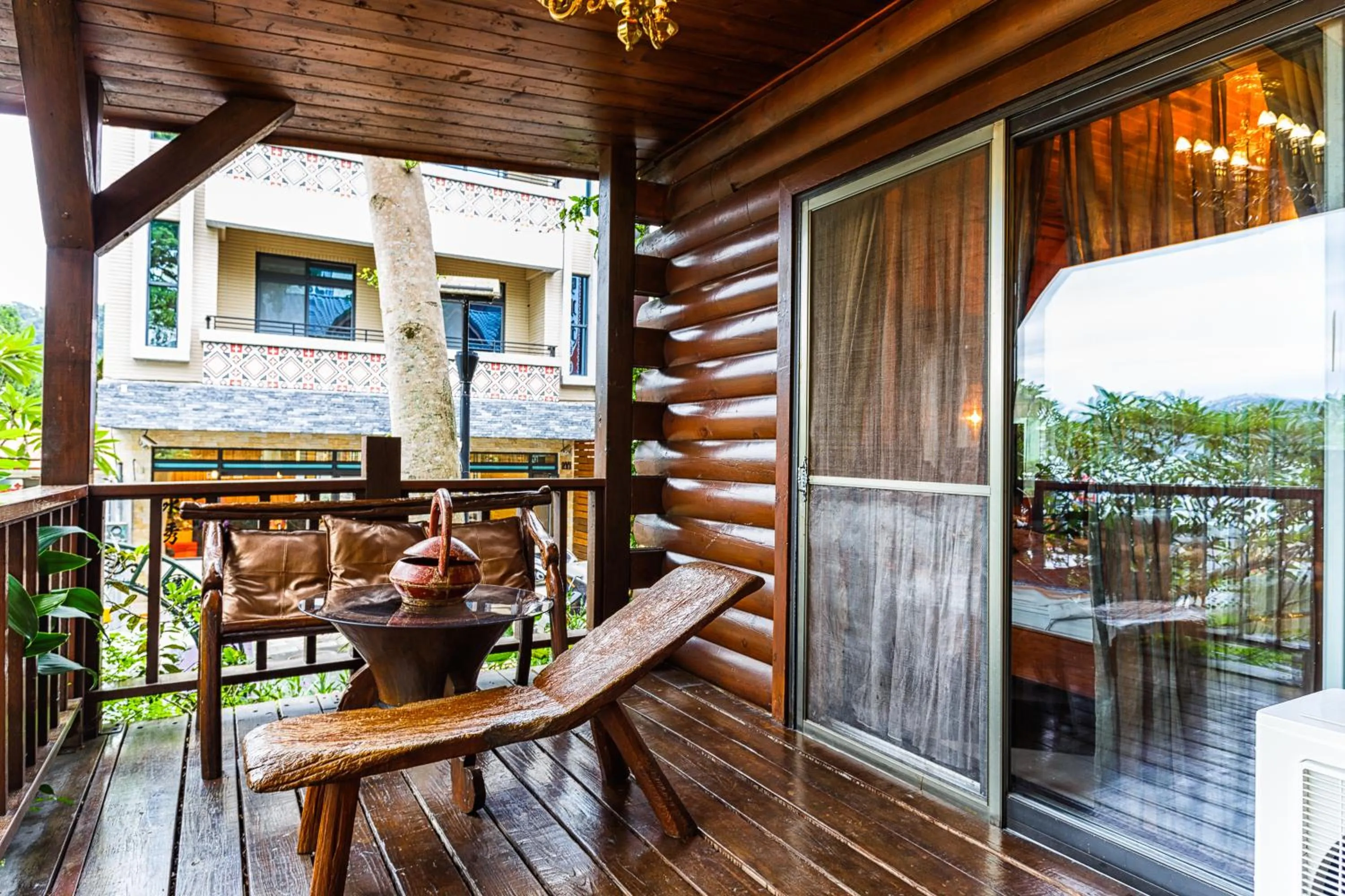 Balcony/Terrace in Sun Moon Lake Full House Resort