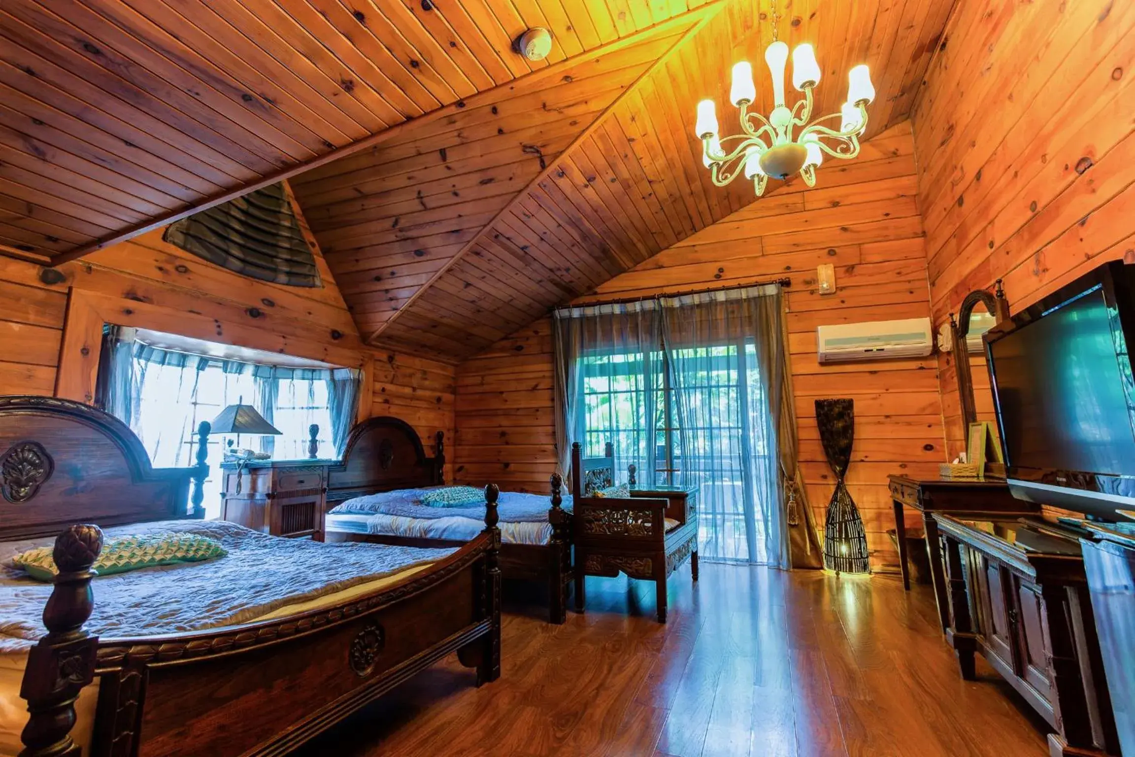 Photo of the whole room, Bed in Sun Moon Lake Full House Resort Photo of the whole room, Bed in Sun Moon Lake Full House Resort