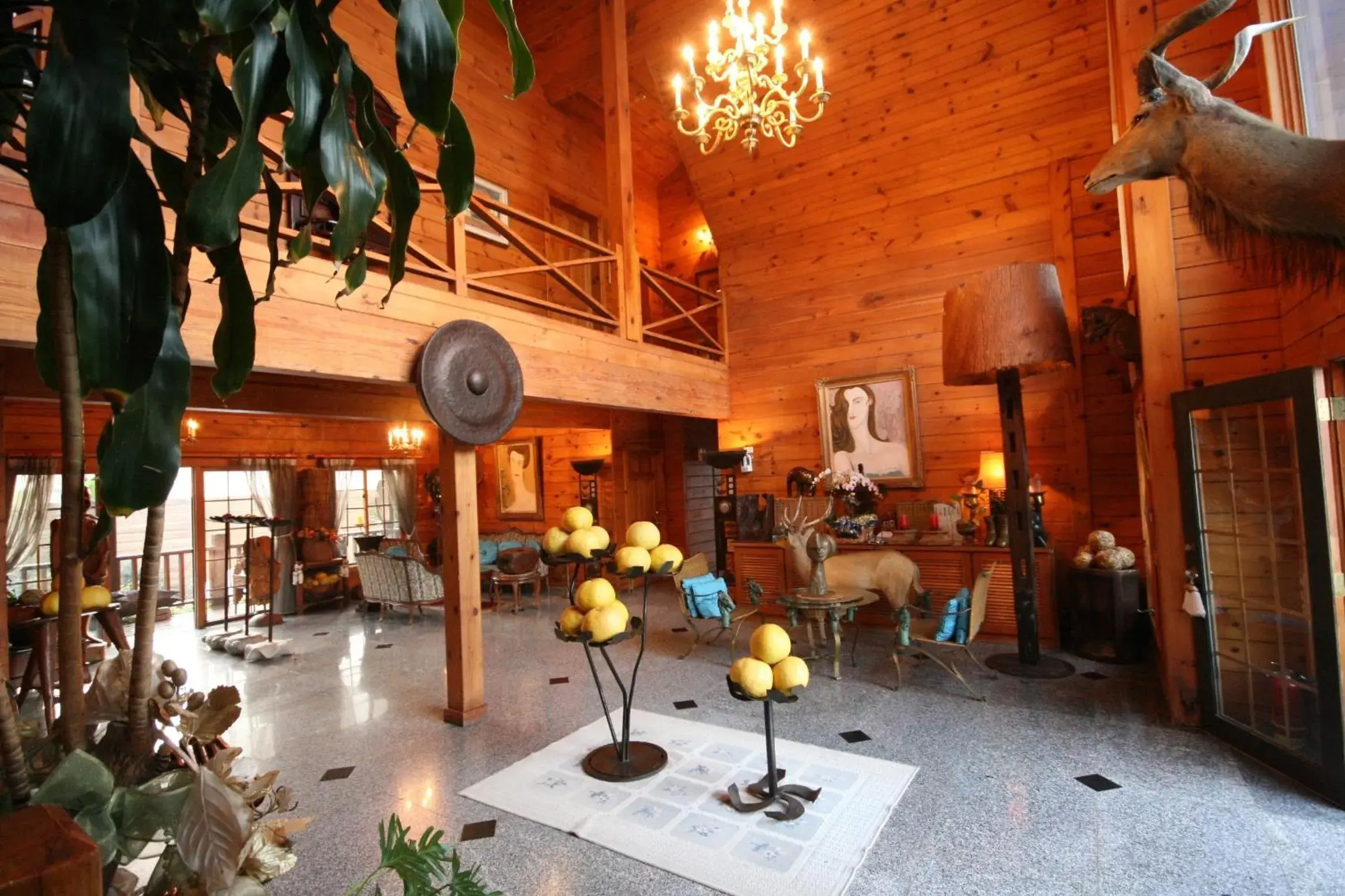 Lobby or reception in Sun Moon Lake Full House Resort Lobby or reception in Sun Moon Lake Full House Resort