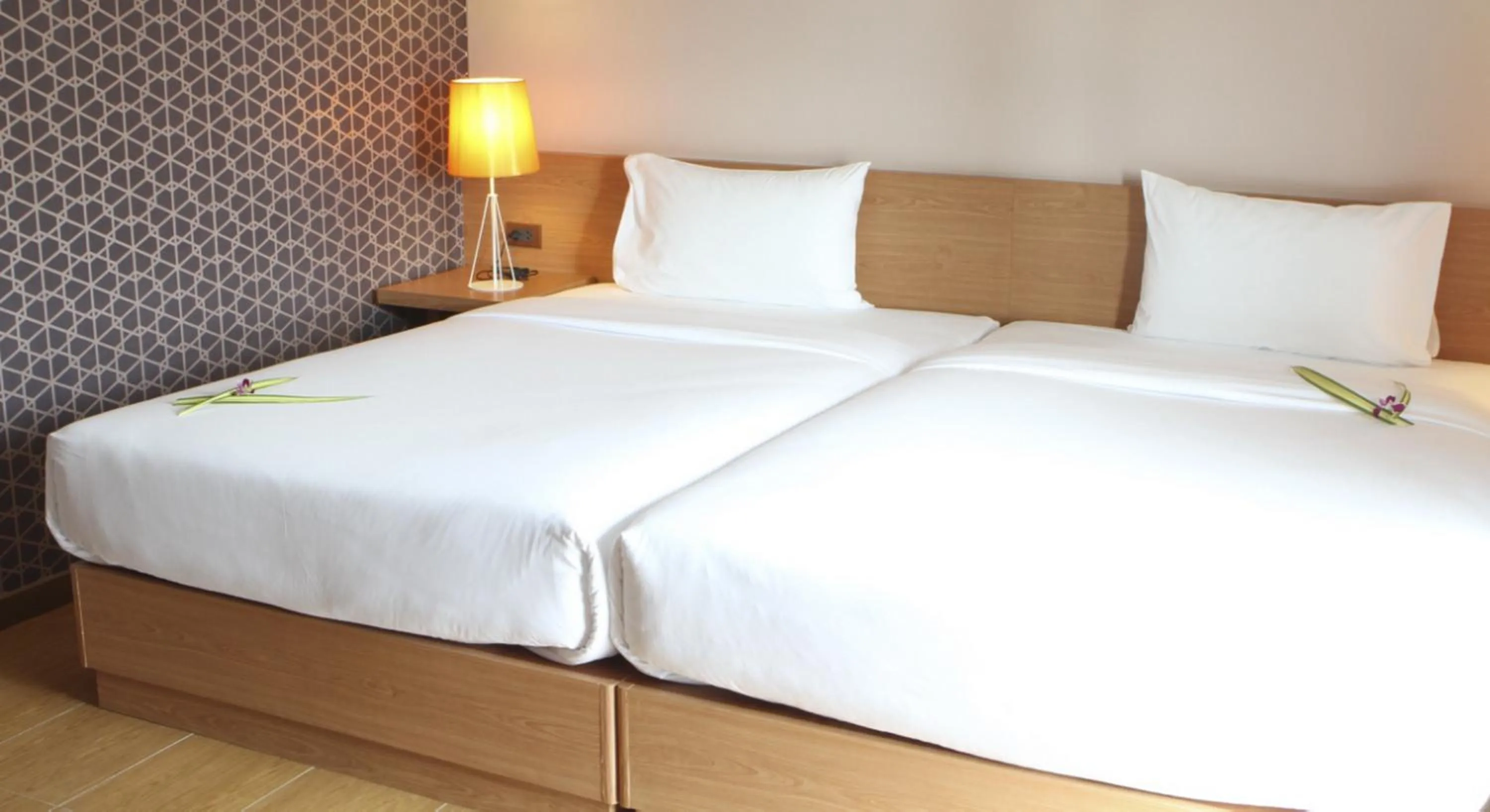 Bed in U Tiny Boutique Hotel Suvarnabhumi Bangkok - SHA Plus