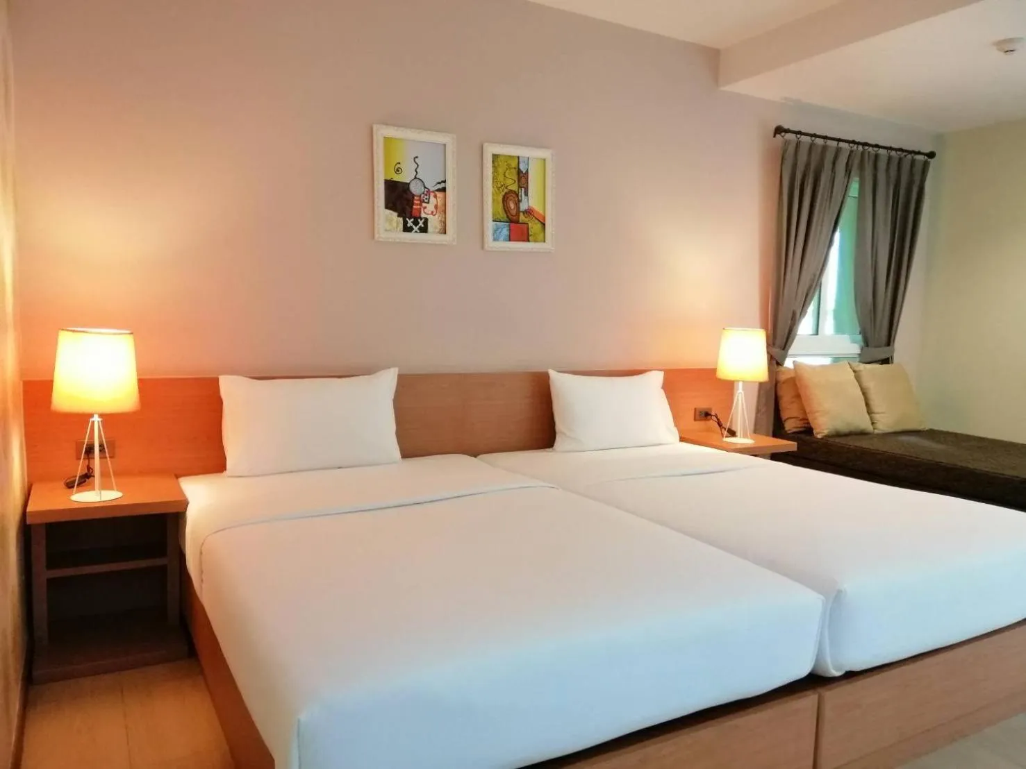 Bed in U Tiny Boutique Hotel Suvarnabhumi Bangkok - SHA Plus