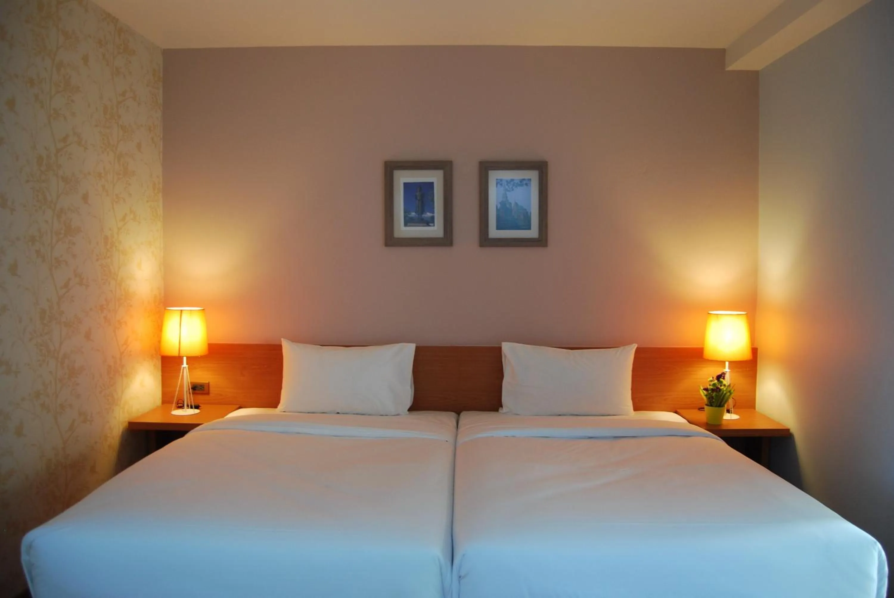 Bed in U Tiny Boutique Hotel Suvarnabhumi Bangkok - SHA Plus