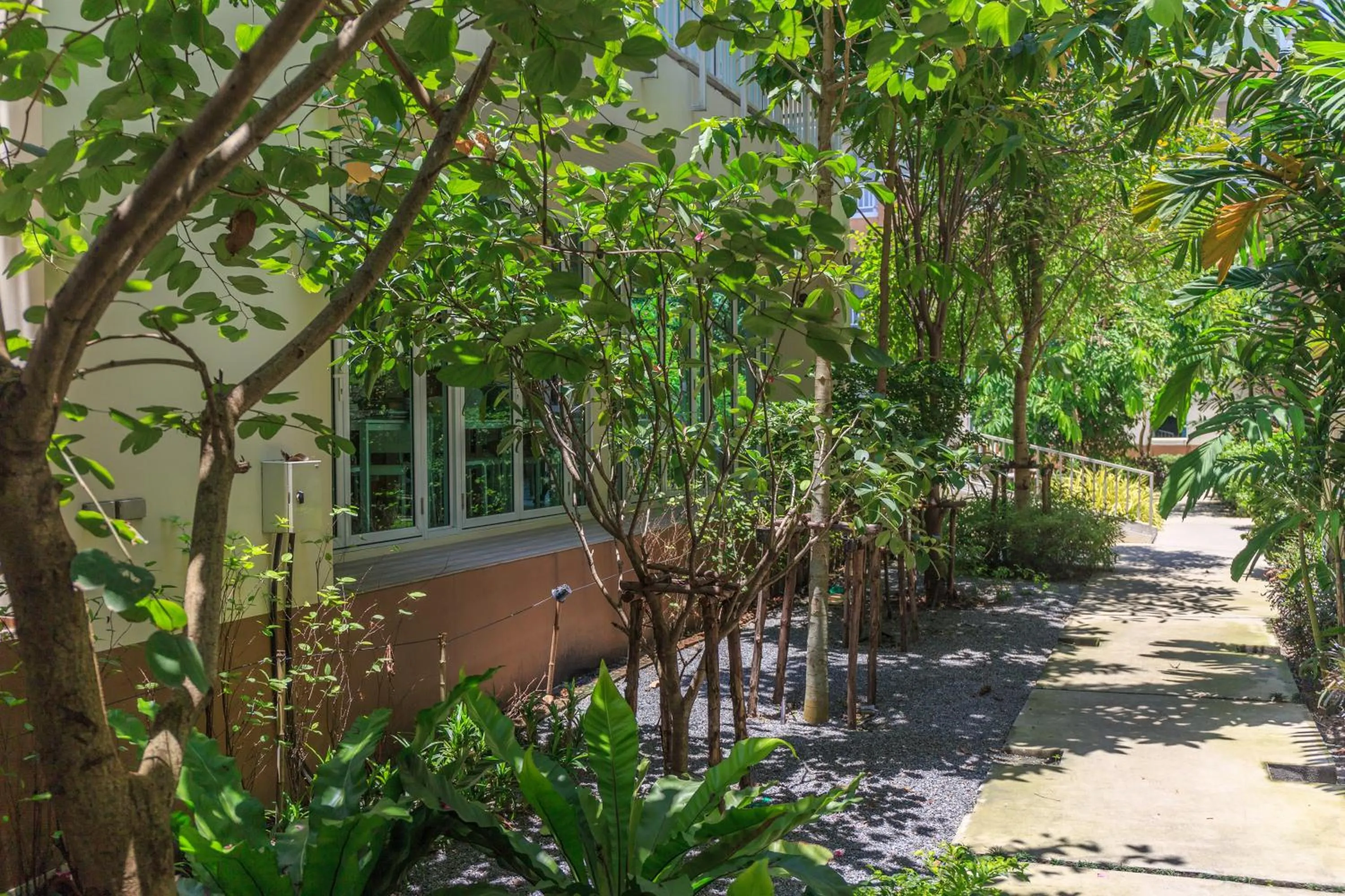 Garden view in U Tiny Boutique Hotel Suvarnabhumi Bangkok - SHA Plus