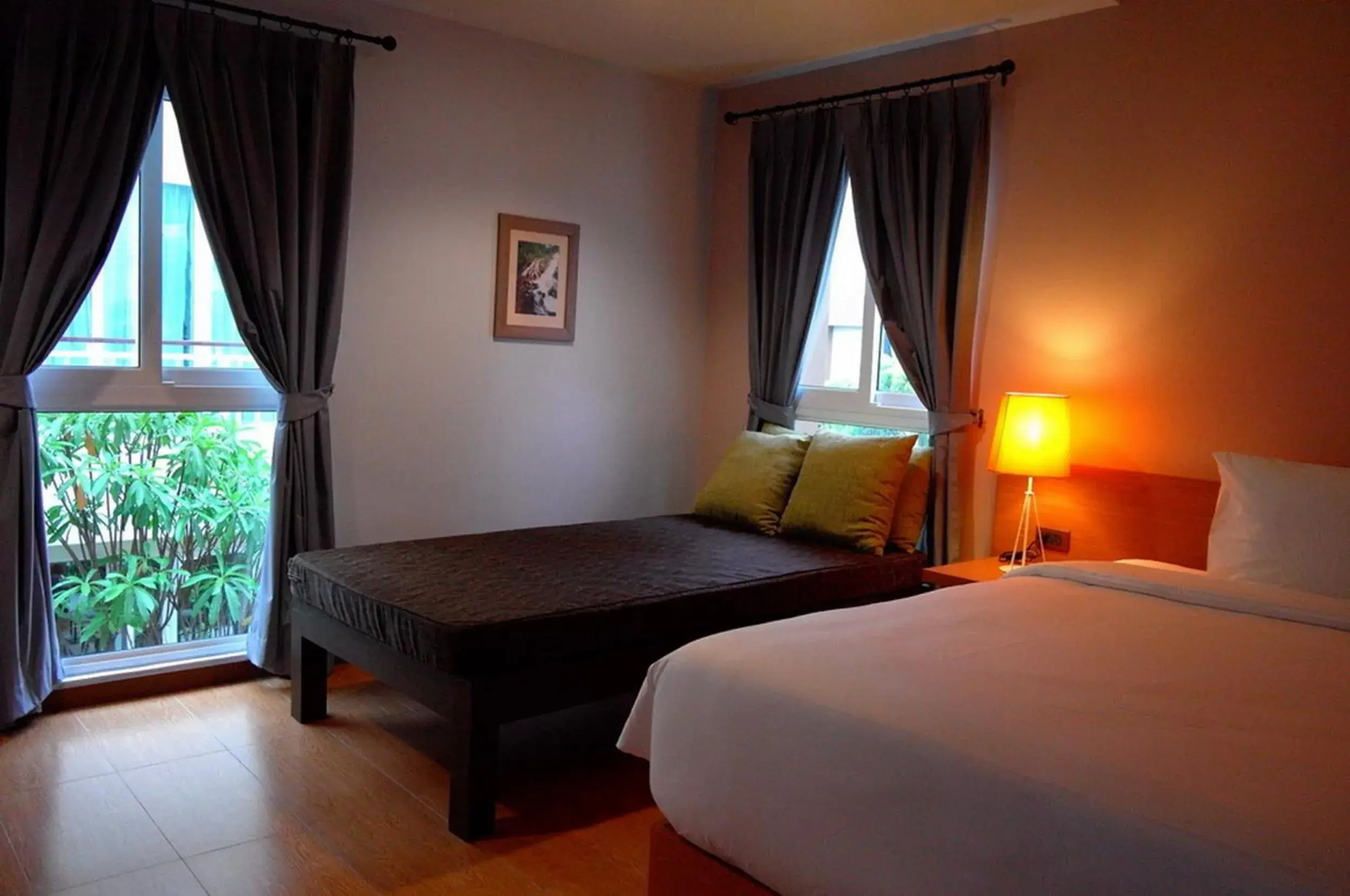 Garden view in U Tiny Boutique Hotel Suvarnabhumi Bangkok - SHA Plus Garden view in U Tiny Boutique Hotel Suvarnabhumi Bangkok - SHA Plus