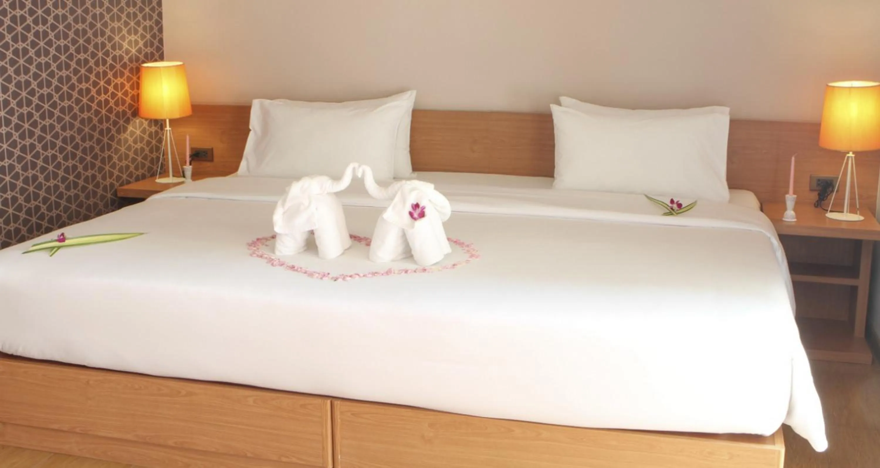 Bed in U Tiny Boutique Hotel Suvarnabhumi Bangkok - SHA Plus