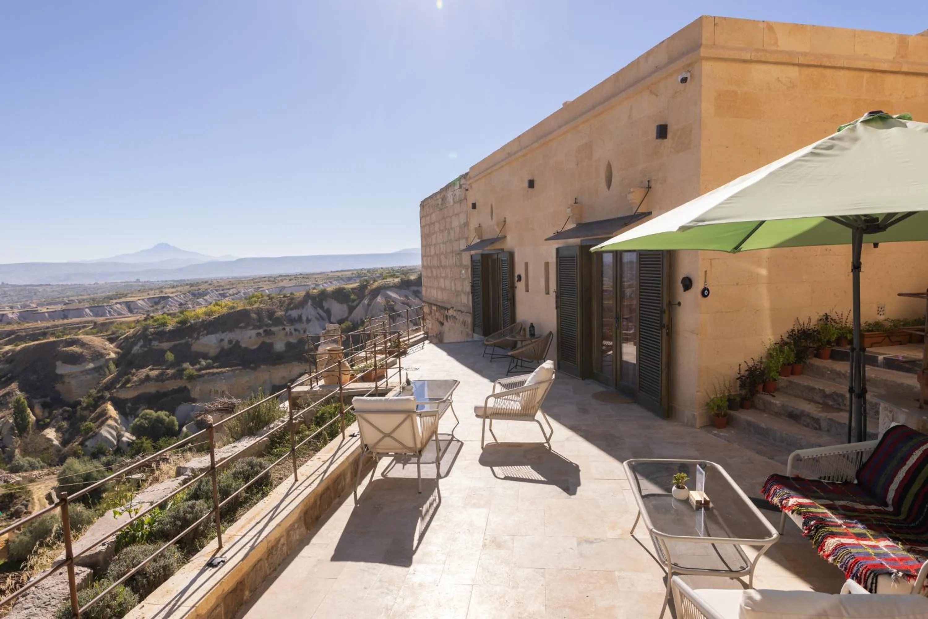 Patio in Very Peri Cappadocia - The Lifestyle Luxury Design Hotel