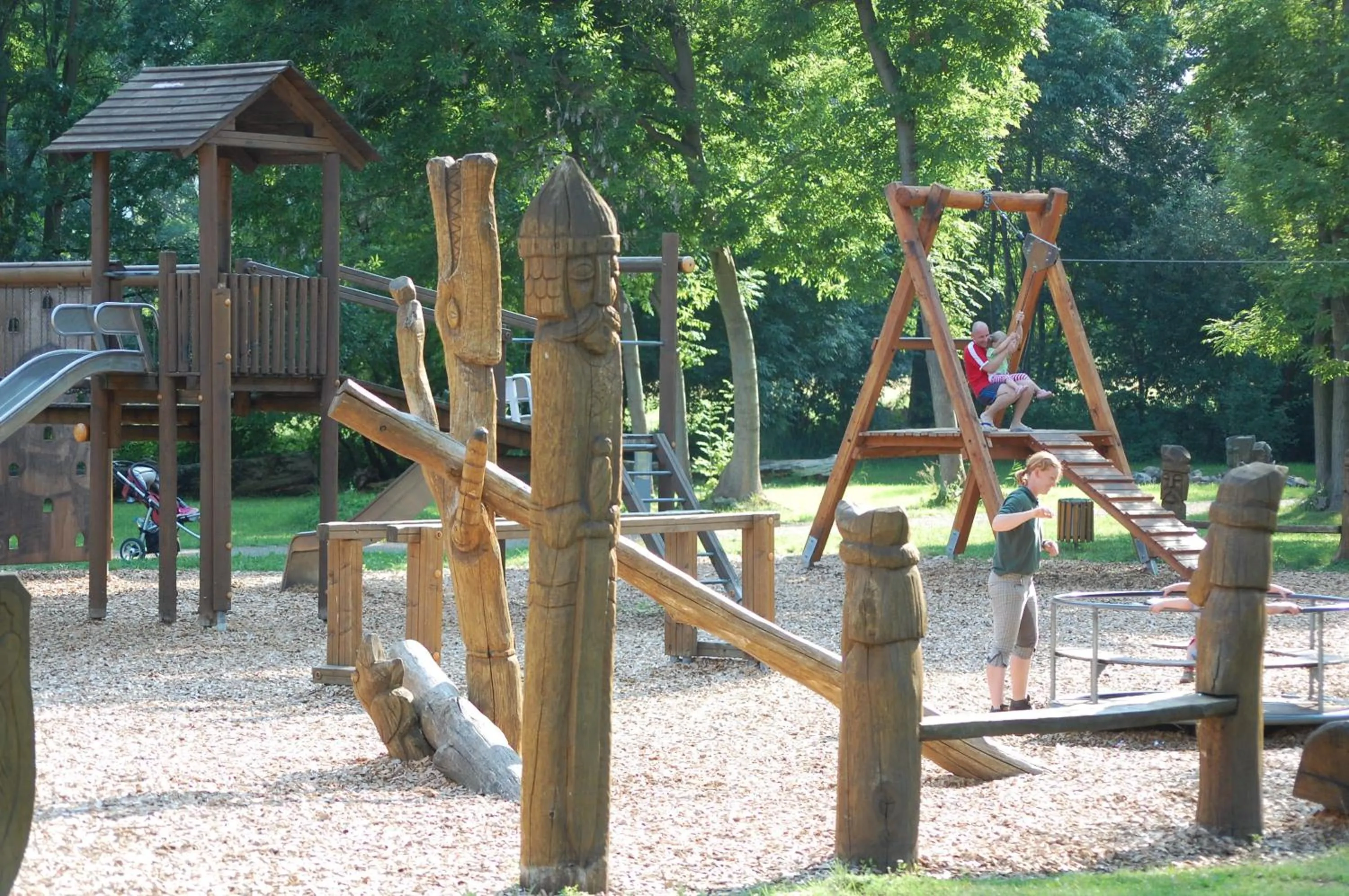 Children play ground in KrabatResidenz - Apartmenthaus