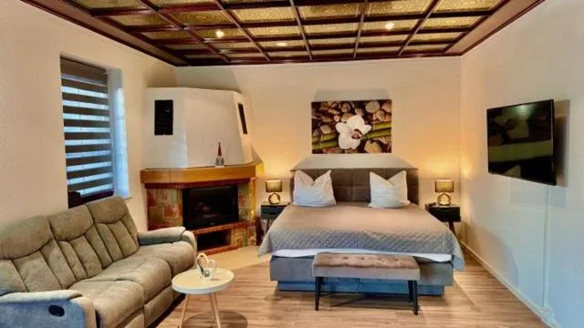 Bed in KrabatResidenz - Apartmenthaus