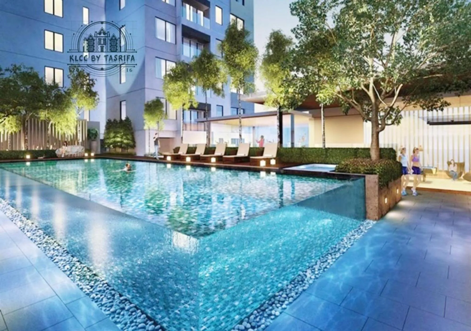 Swimming pool in Mercu Summer Suites KLCC By Sweet Home