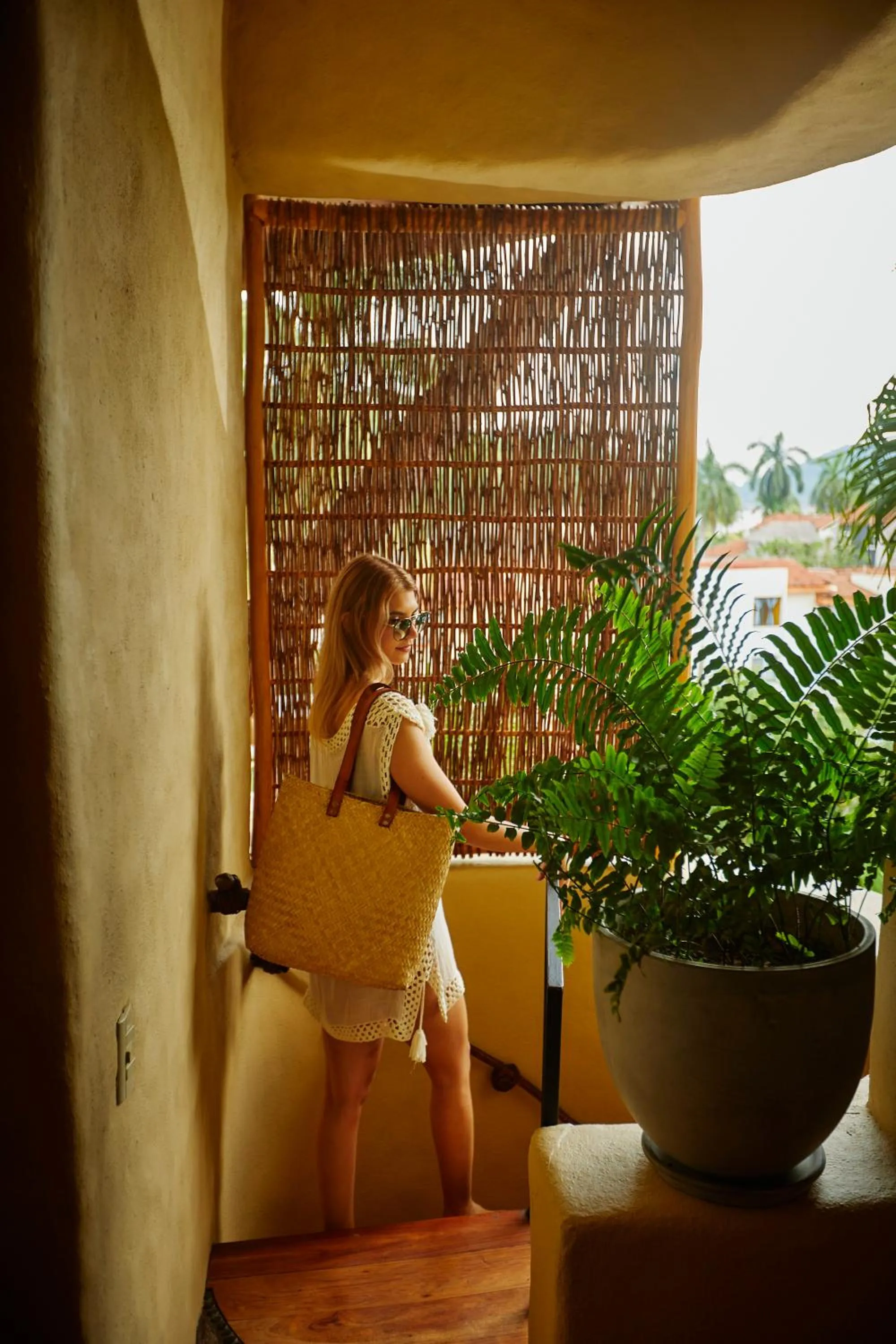 Tennis court in La Villa Luz (sólo adultos)