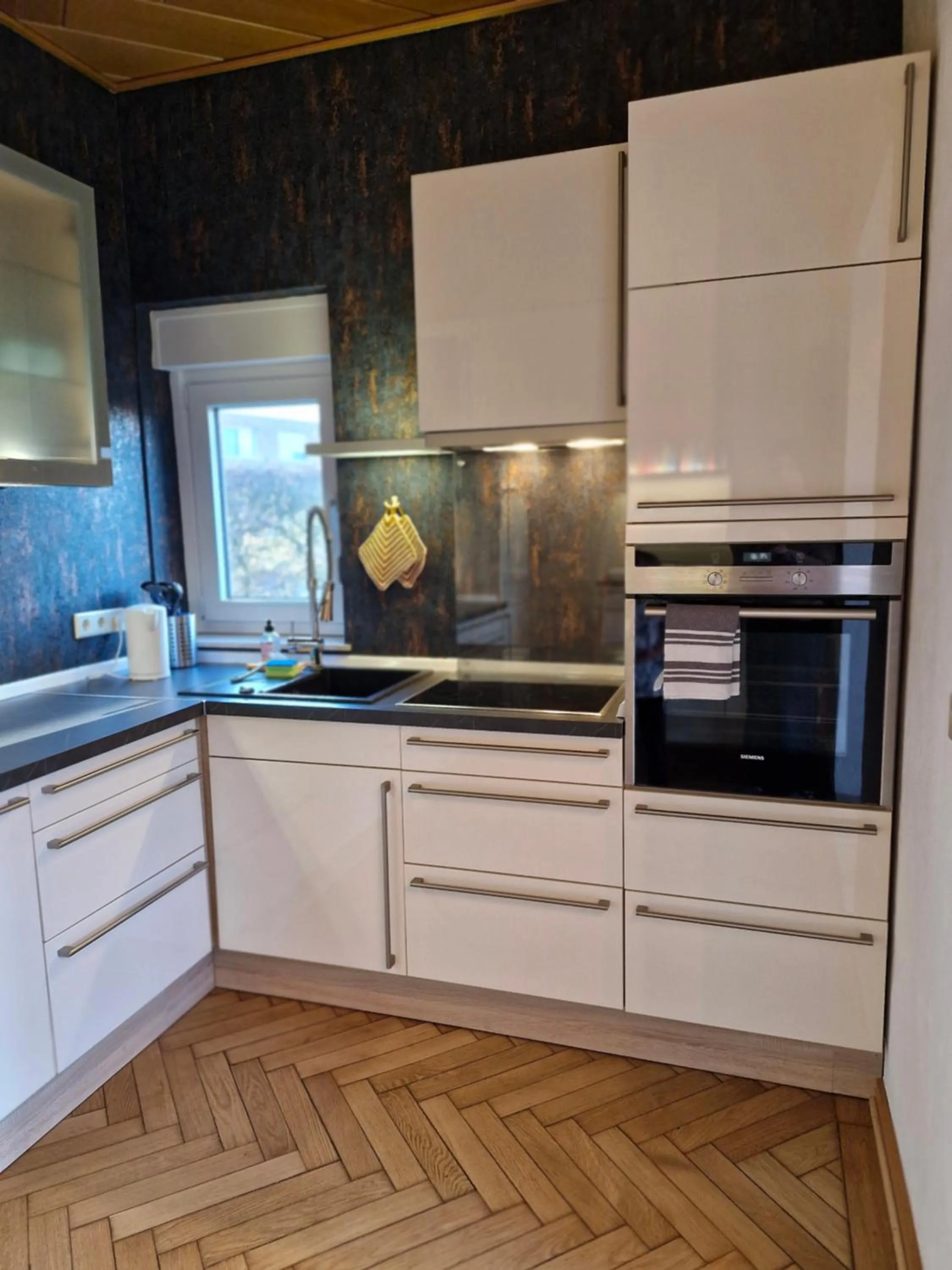 Kitchen or kitchenette in Mary´s Ferienwohnung