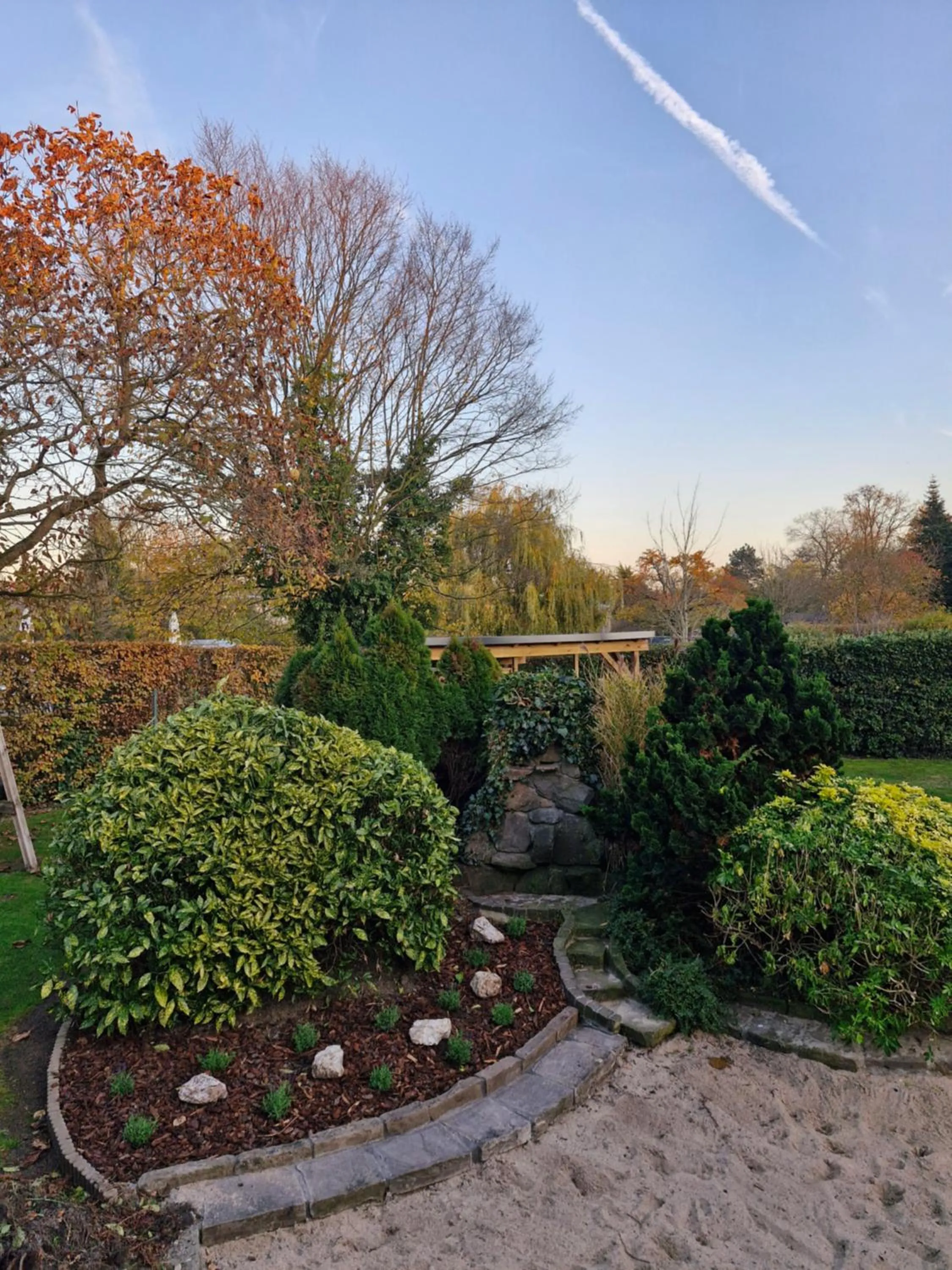 Garden view in Mary´s Ferienwohnung
