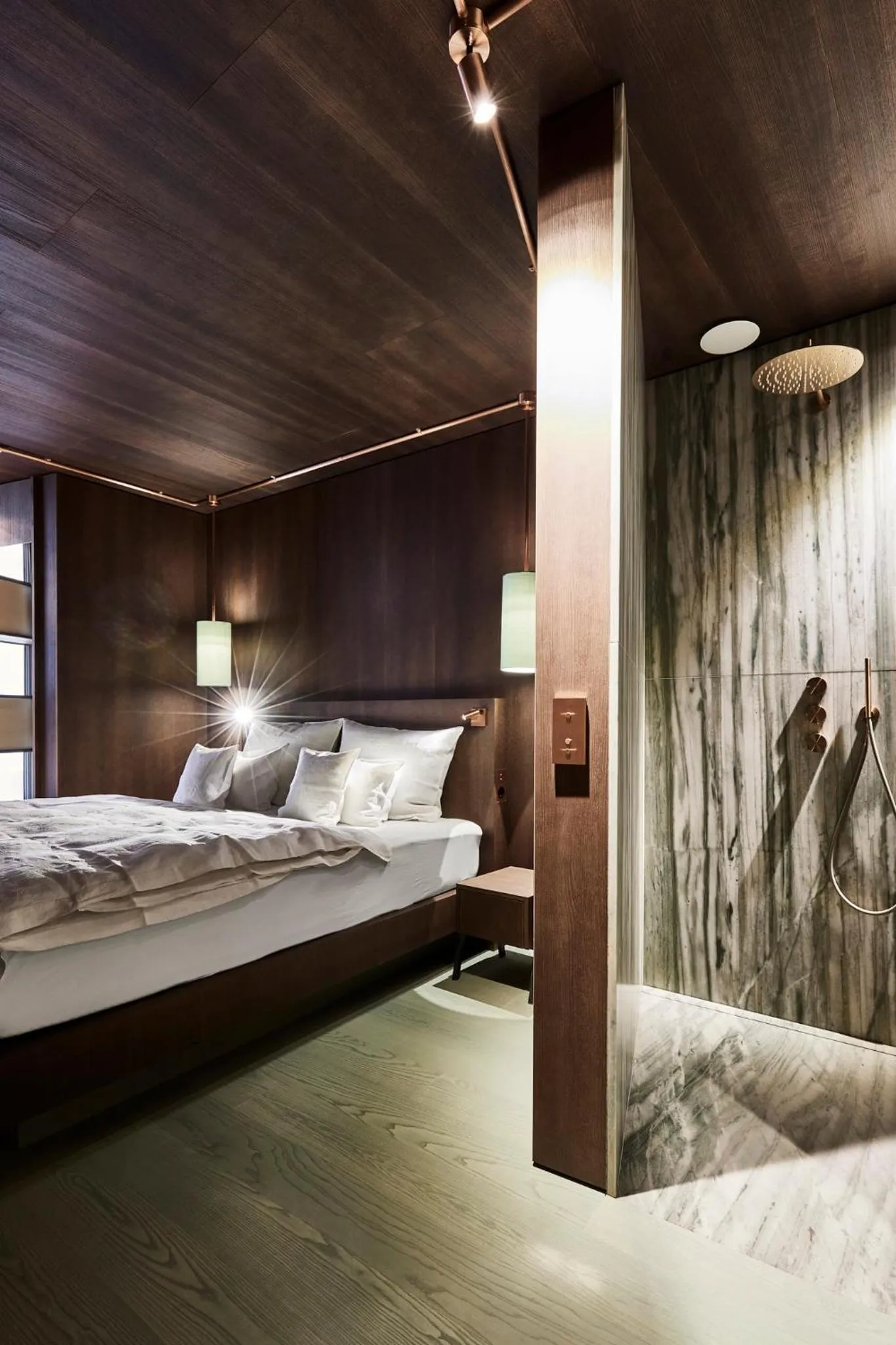 Photo of the whole room, Bed in Boutique Hotel Badhaus