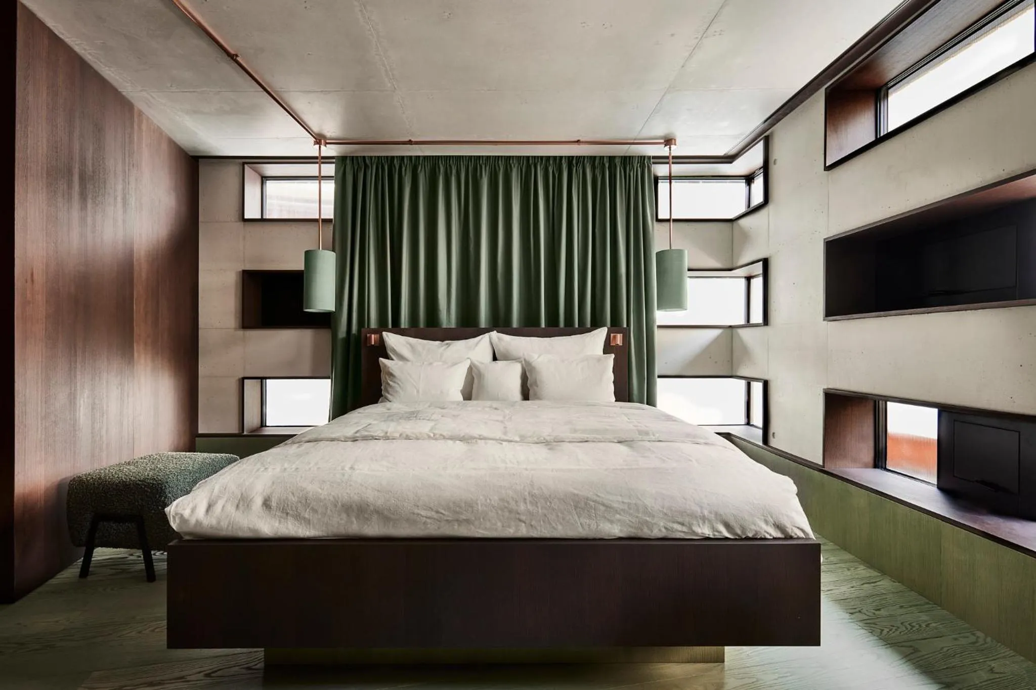 Photo of the whole room, Bed in Boutique Hotel Badhaus