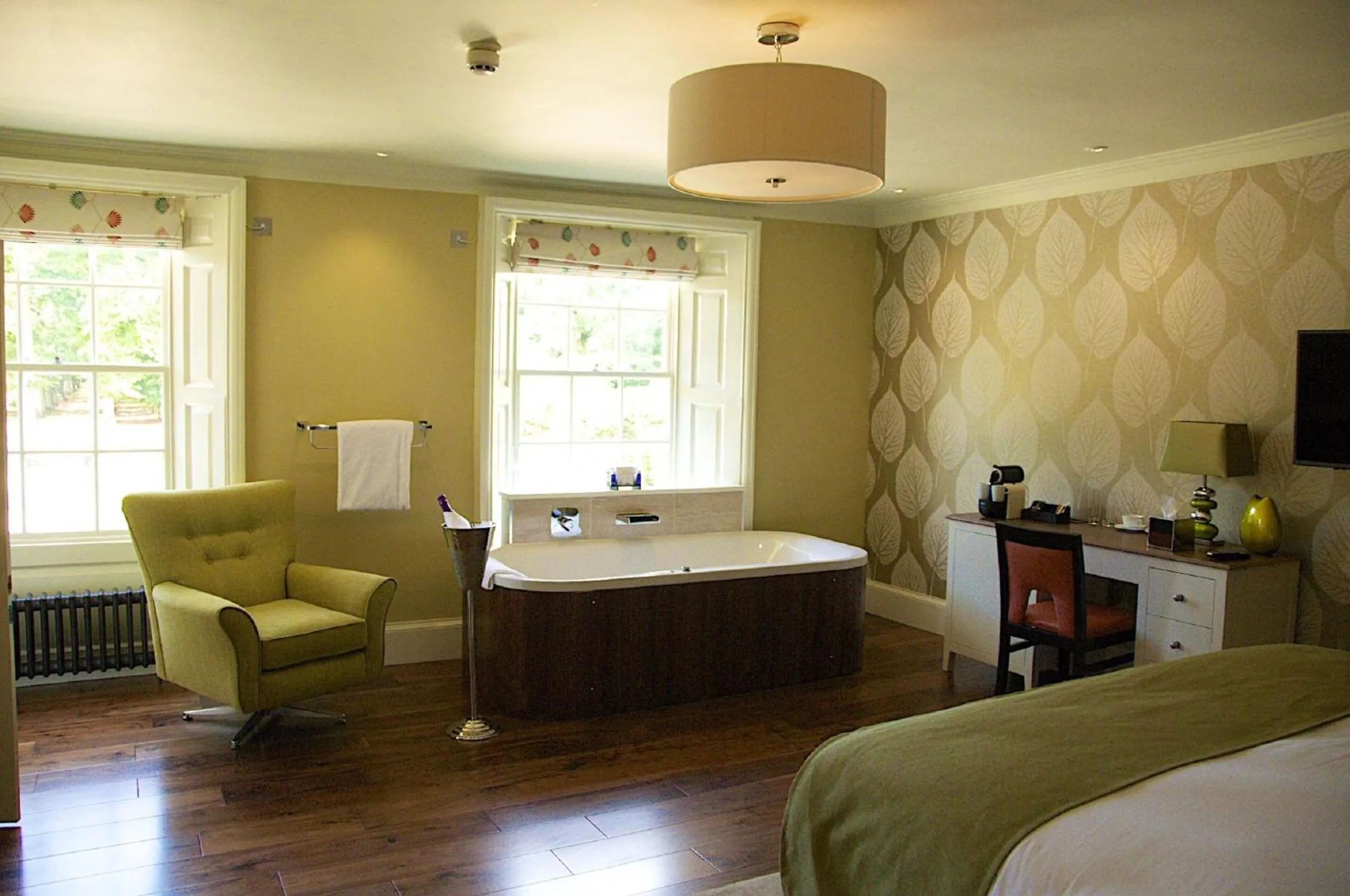 Decorative detail, Bed in The Oaksmere