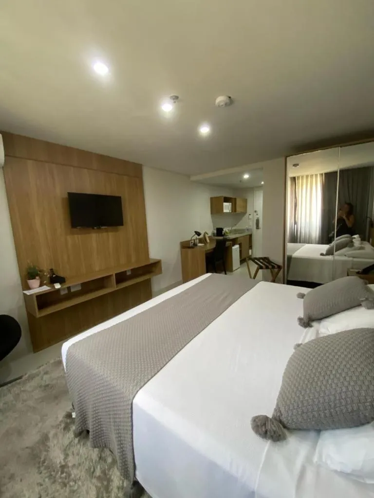 Bed in Apartamento Granja Brasil Itaipava - RJ