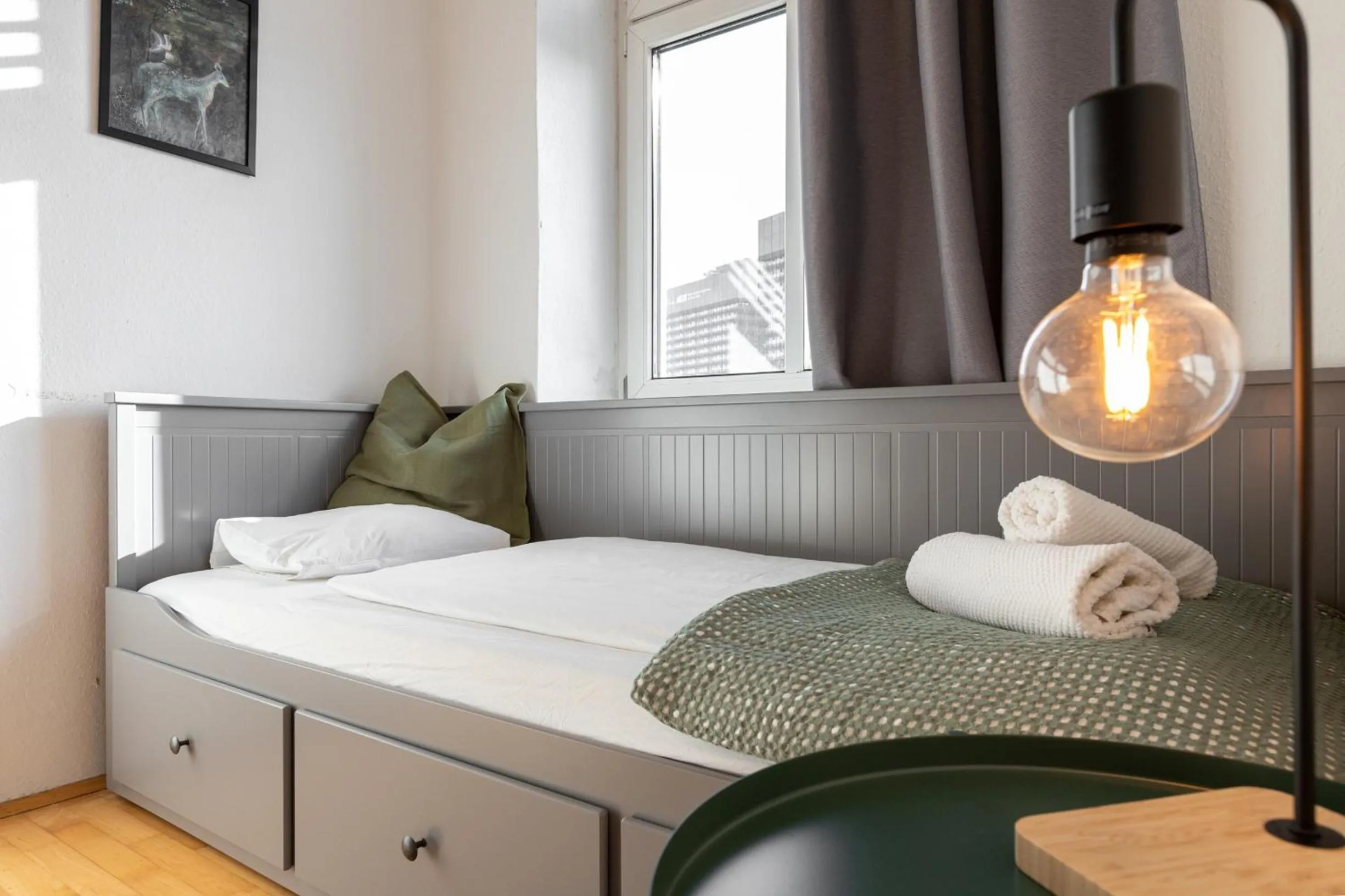 Bed in Urban Vienna Living - 18th District