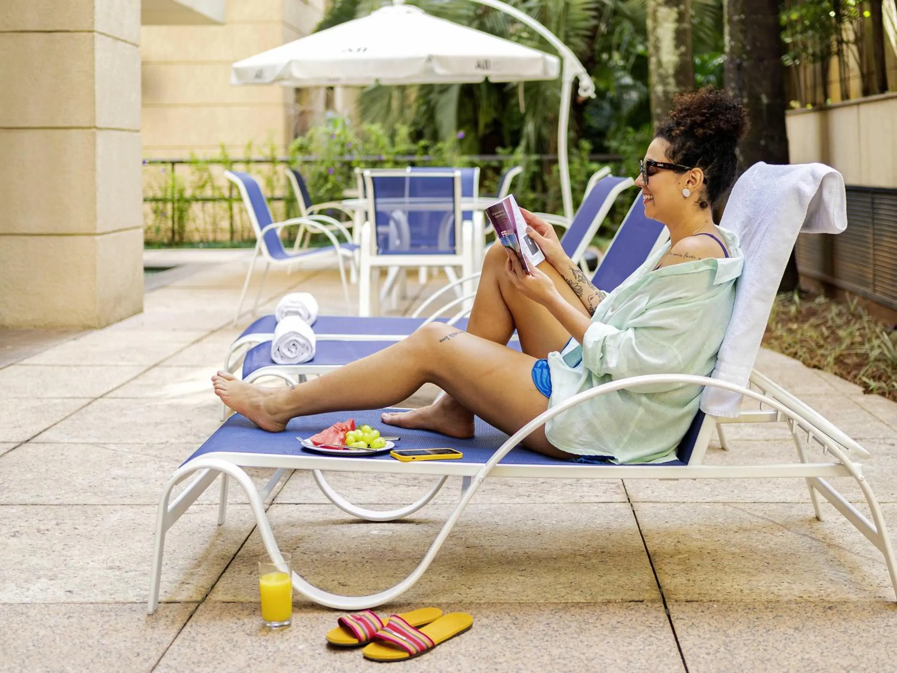 Pool view in Mercure Sao Paulo Moema Times Square Pool view in Mercure Sao Paulo Moema Times Square