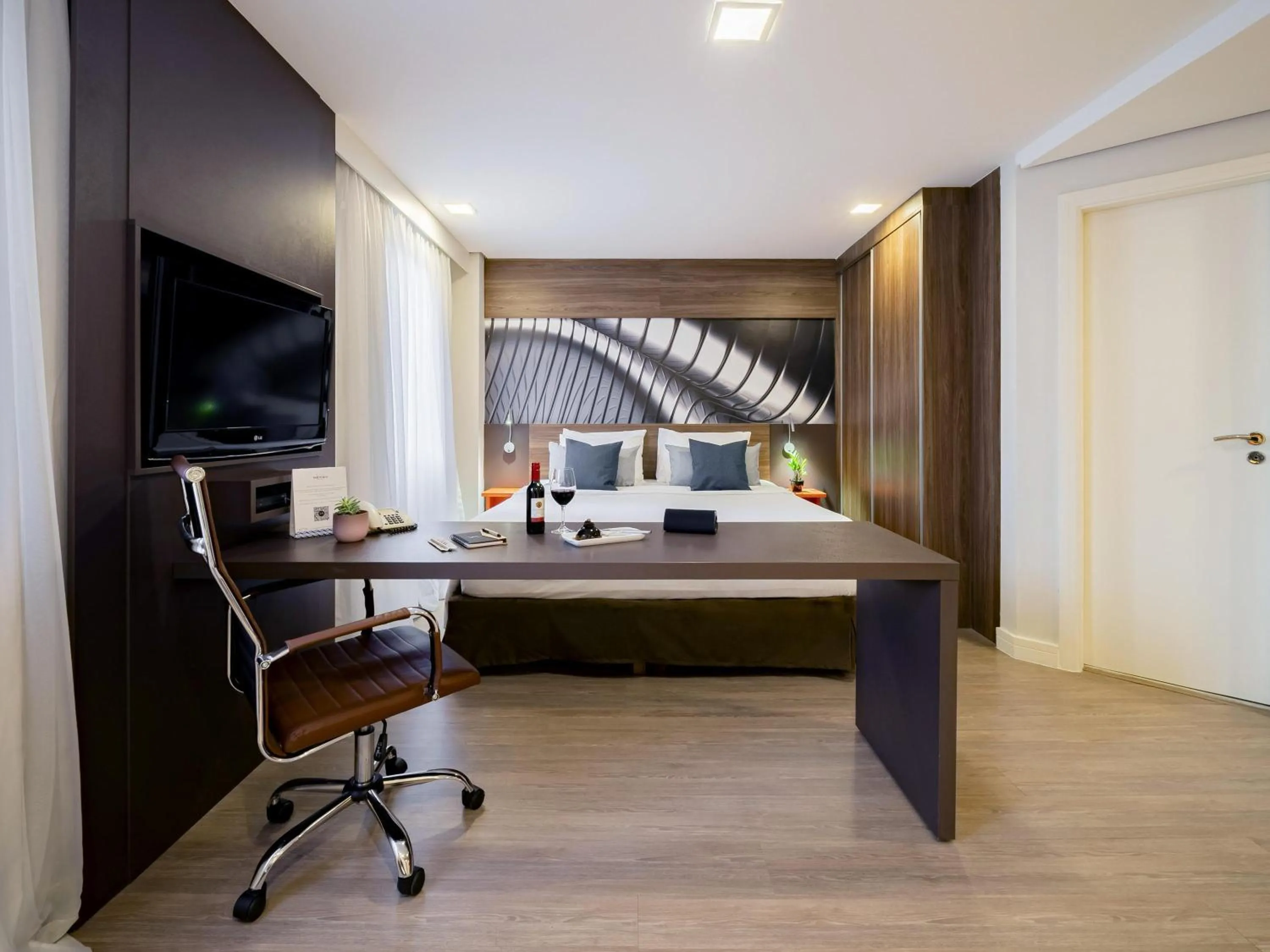 Bedroom in Mercure Sao Paulo Moema Times Square