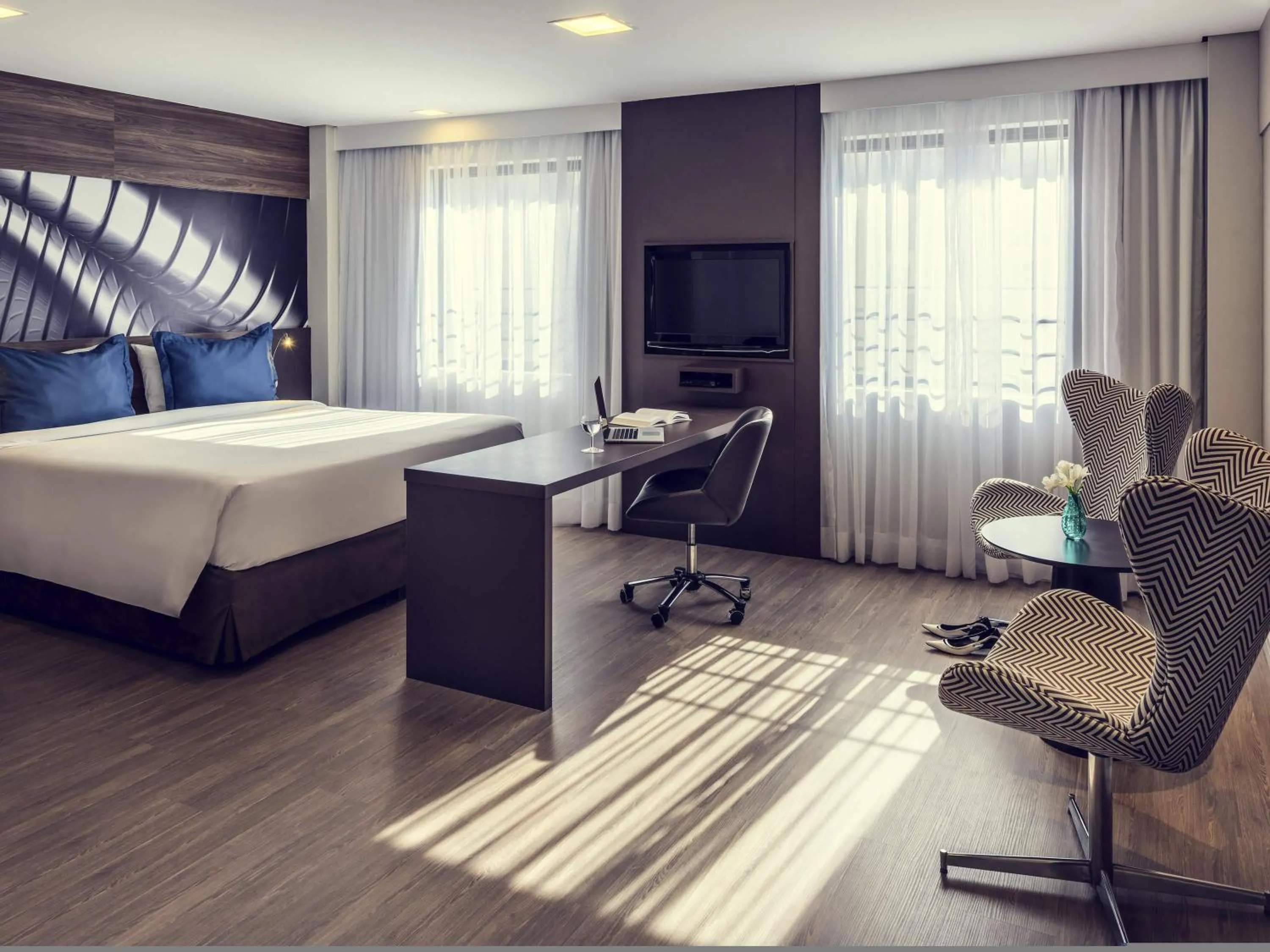 Bedroom, Bed in Mercure Sao Paulo Moema Times Square