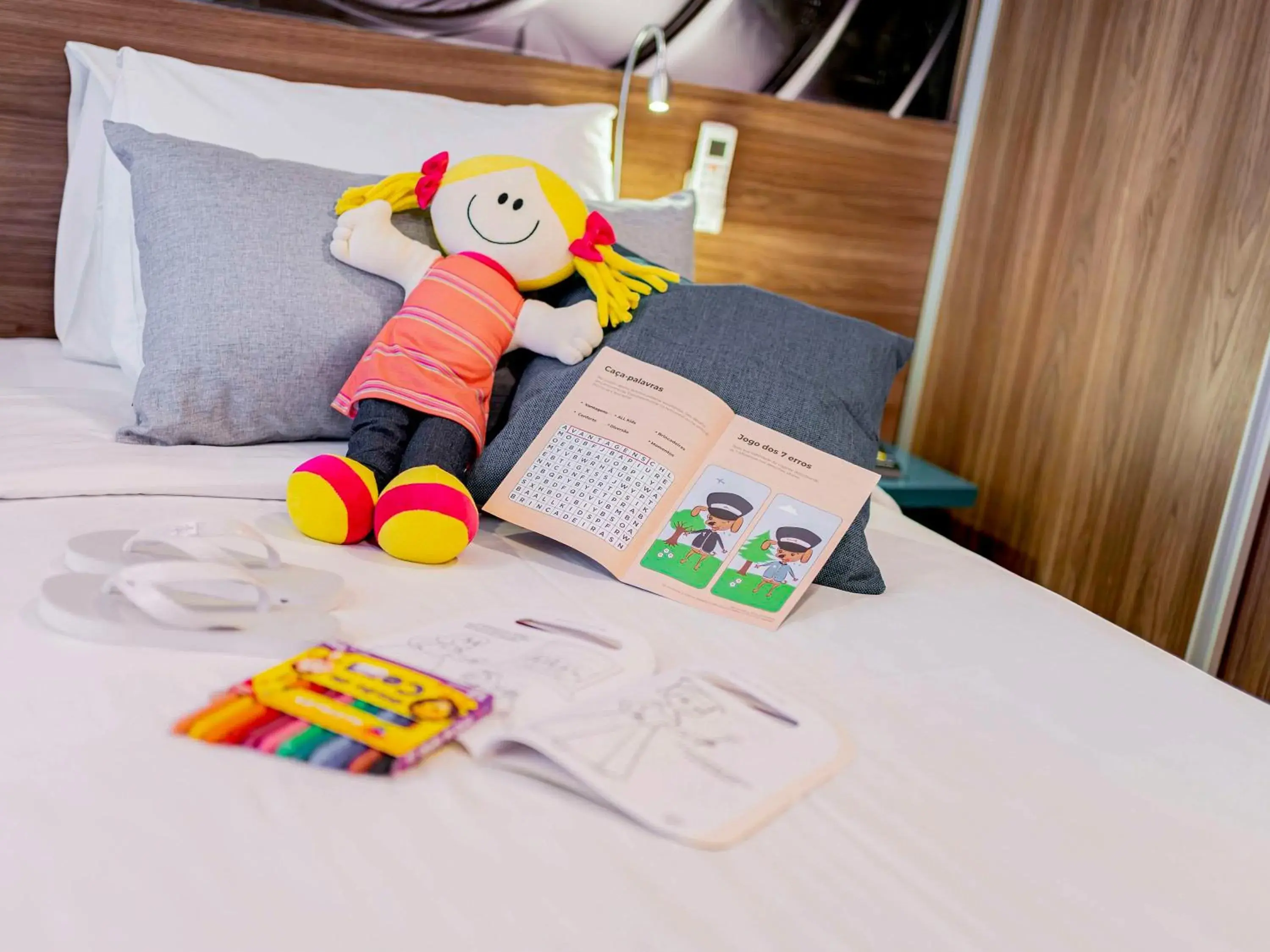 Bed in Mercure Sao Paulo Moema Times Square Bed in Mercure Sao Paulo Moema Times Square