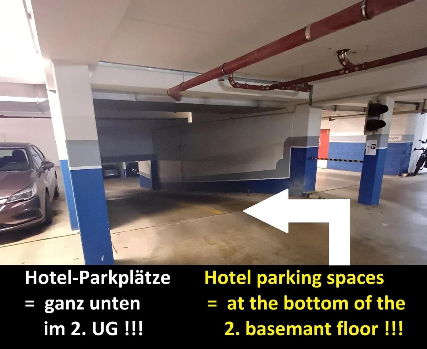 Parking in Trip Inn Hotel Düsseldorf Neuss
